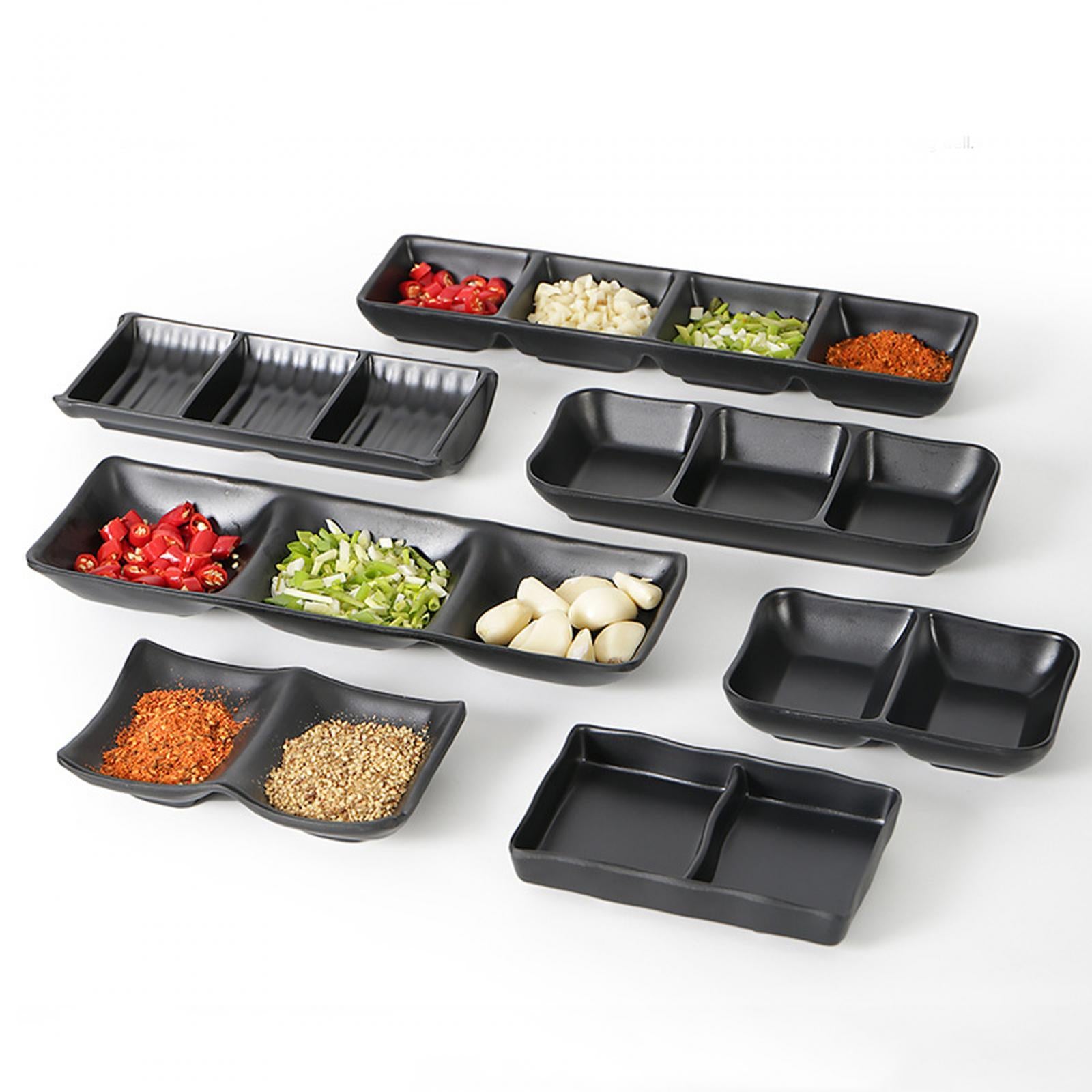2xSauce Dish Chutney Cup Korean BBQ Portable Dip Bowls for Outdoor style L
