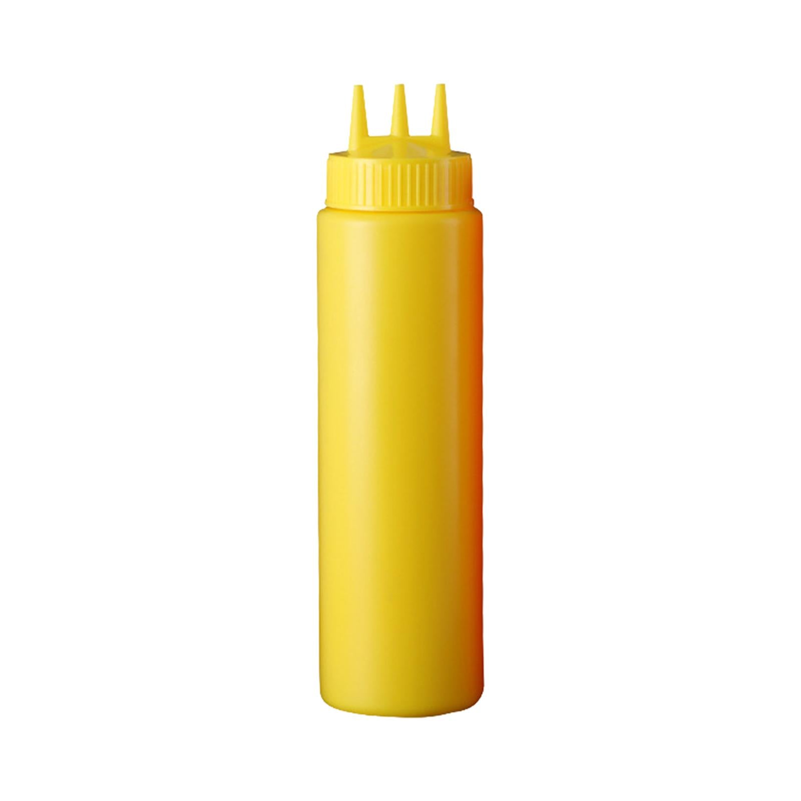2x3 Hole Ketchup Bottle Portable Dispenser Bottle for Syrup Condiments Ketchup 650ml