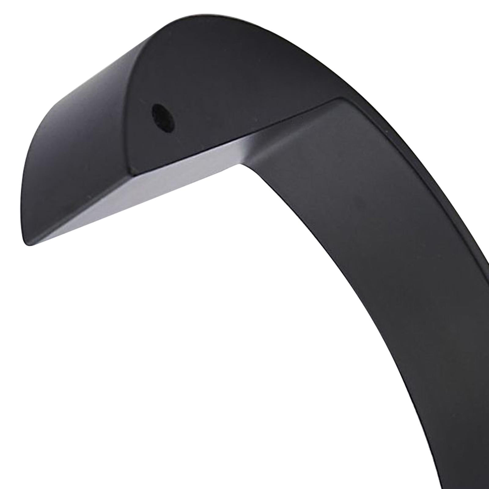 2xOffice Computer Desk Hook Desktop Hook Holder for Bedside Table Study Office Black