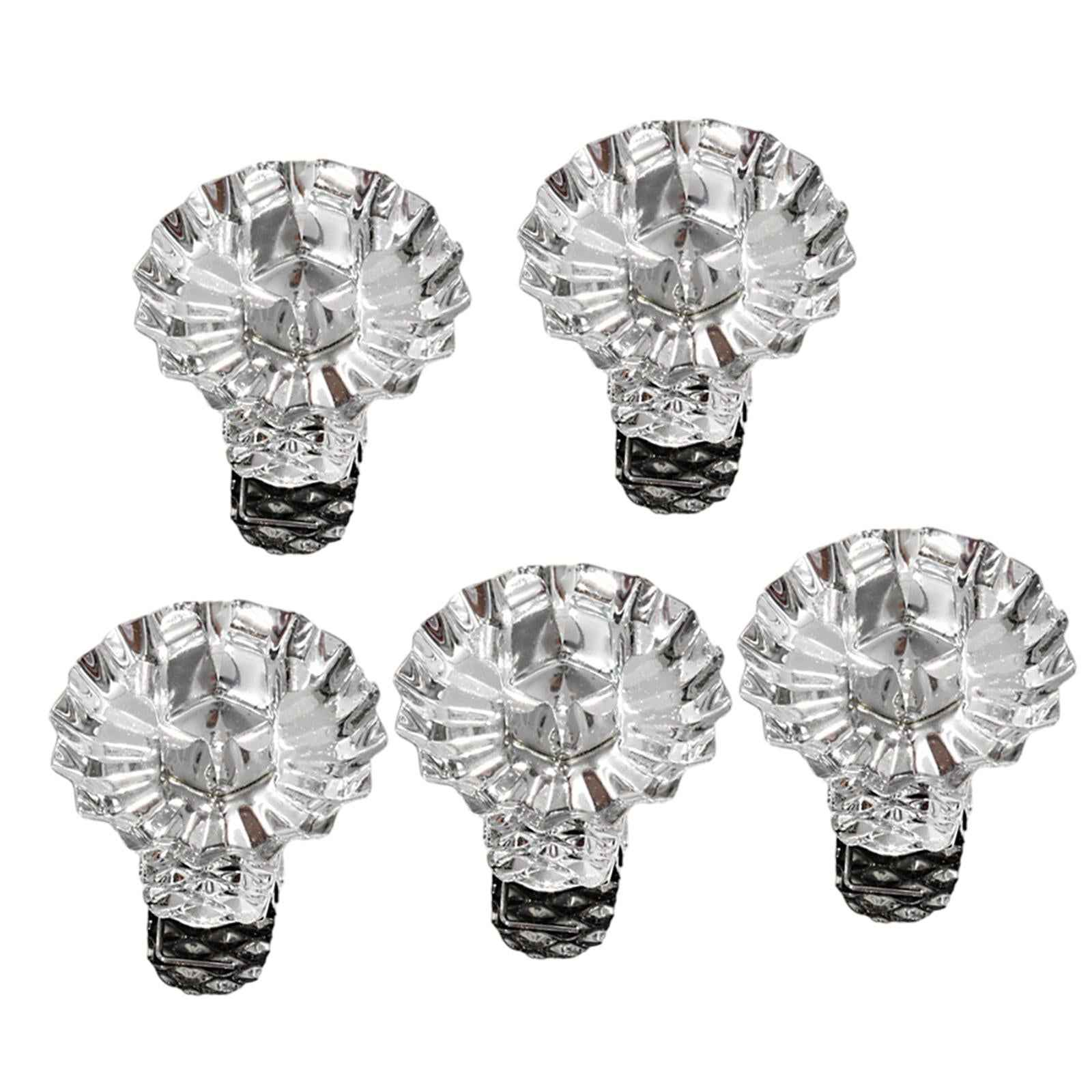 5x Candle Clips Bar Candlestick Holder Clips for Anniversaries Parties Decor