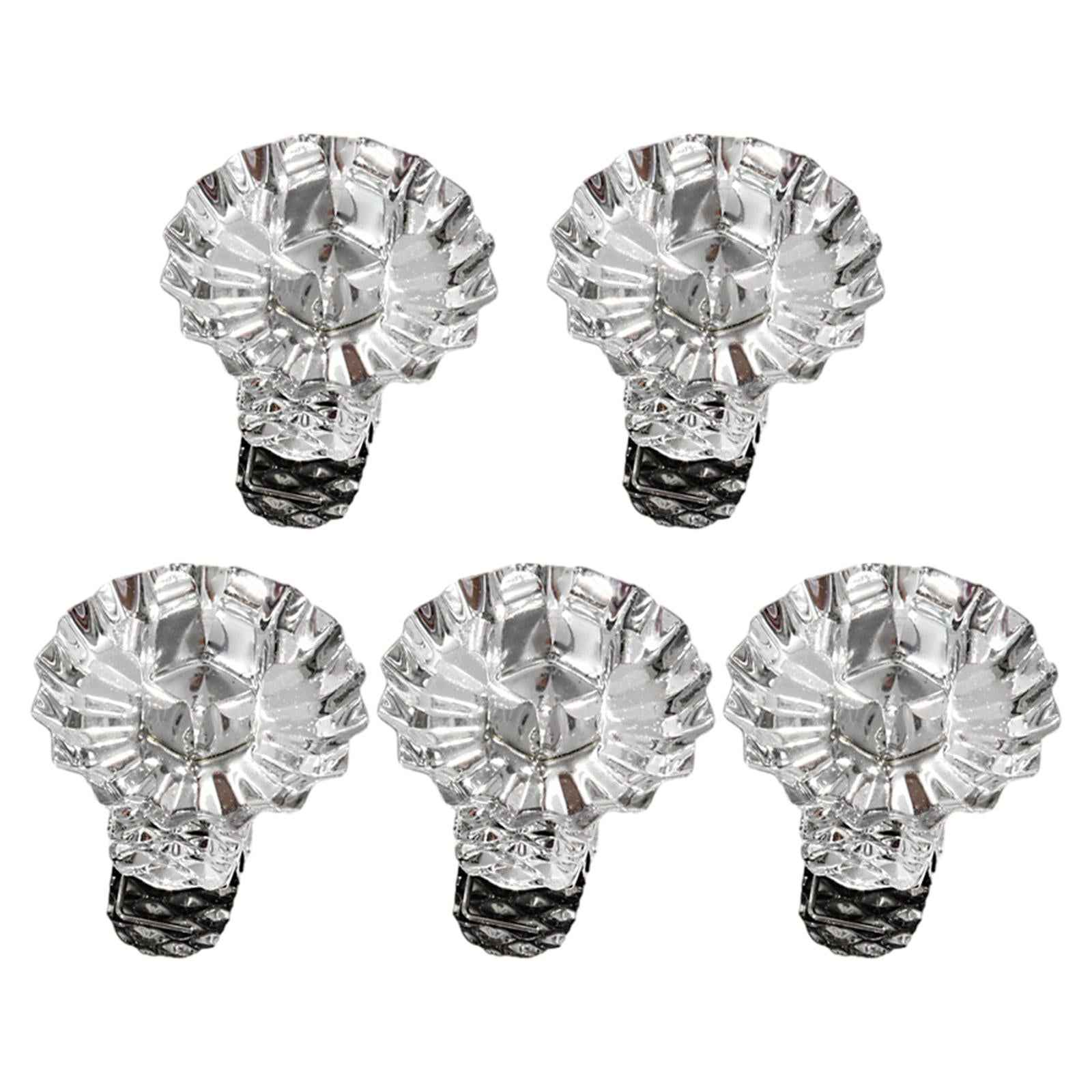 5x Candle Clips Bar Candlestick Holder Clips for Anniversaries Parties Decor