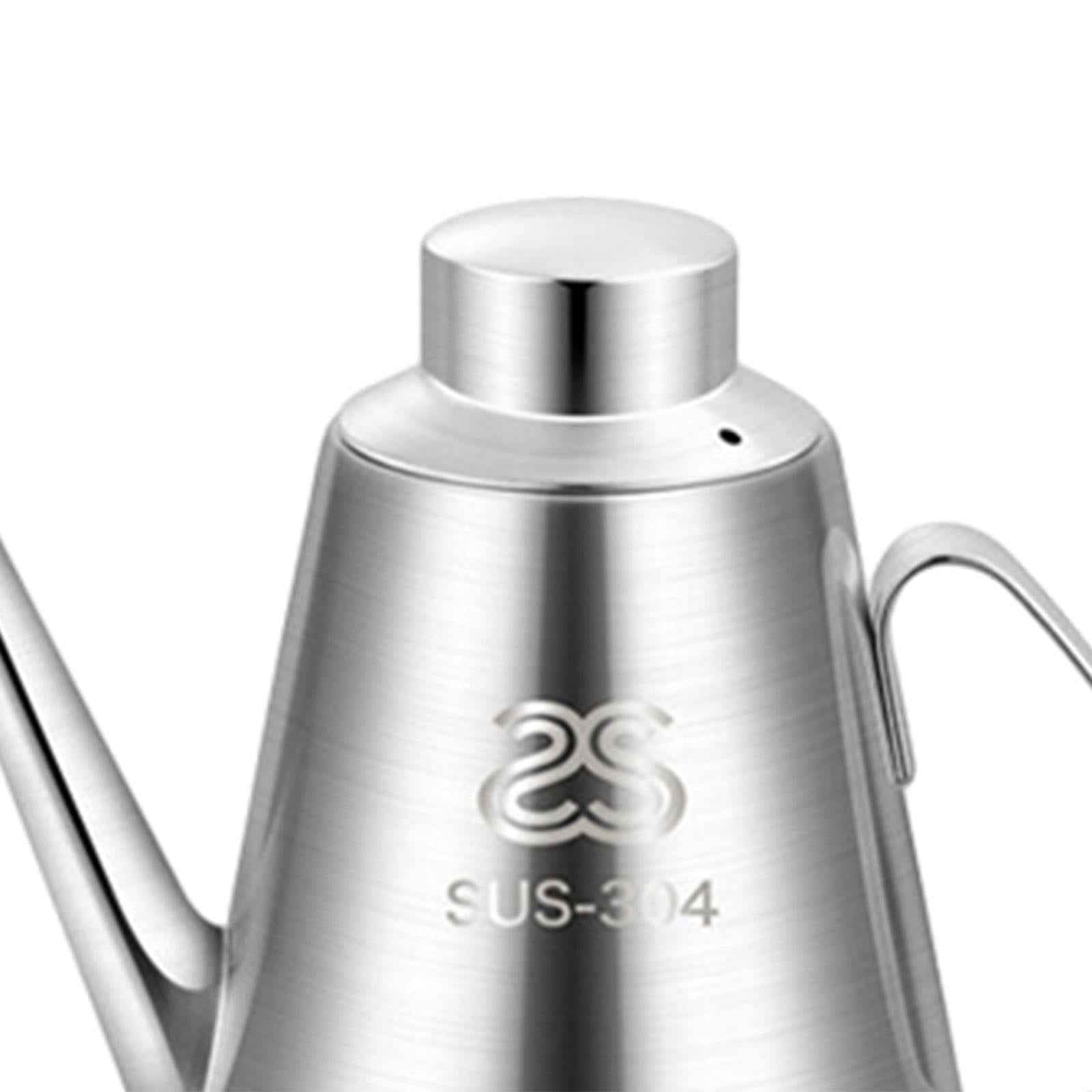 Stainless Steel Oil Dispenser Eay to Clean Oil Can for Salad Cooking Camping 500ml