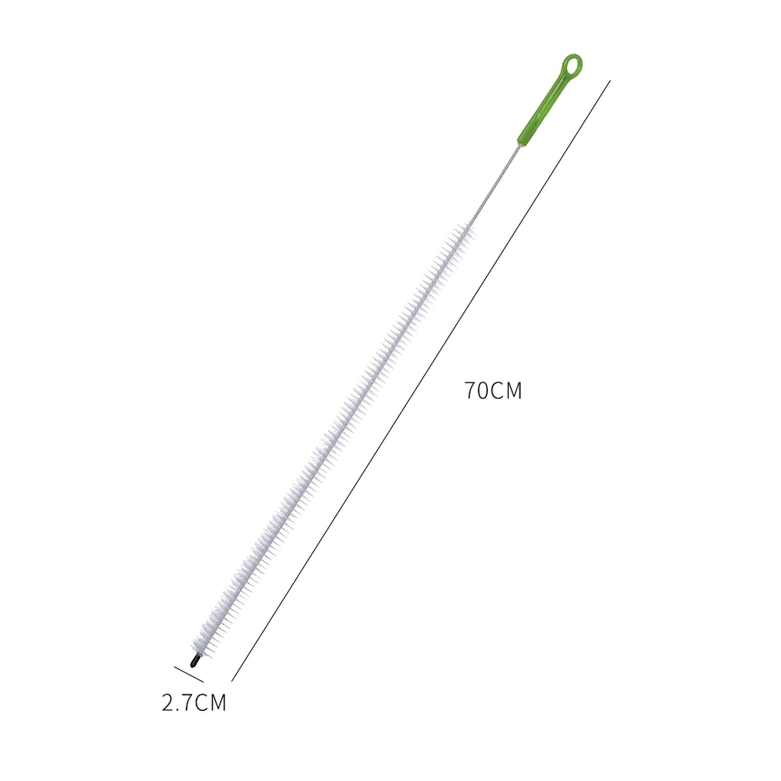 2x28inch Sewer Drain Brush Portable Pipe Dredge Tool for Bathroom Shower Hotel