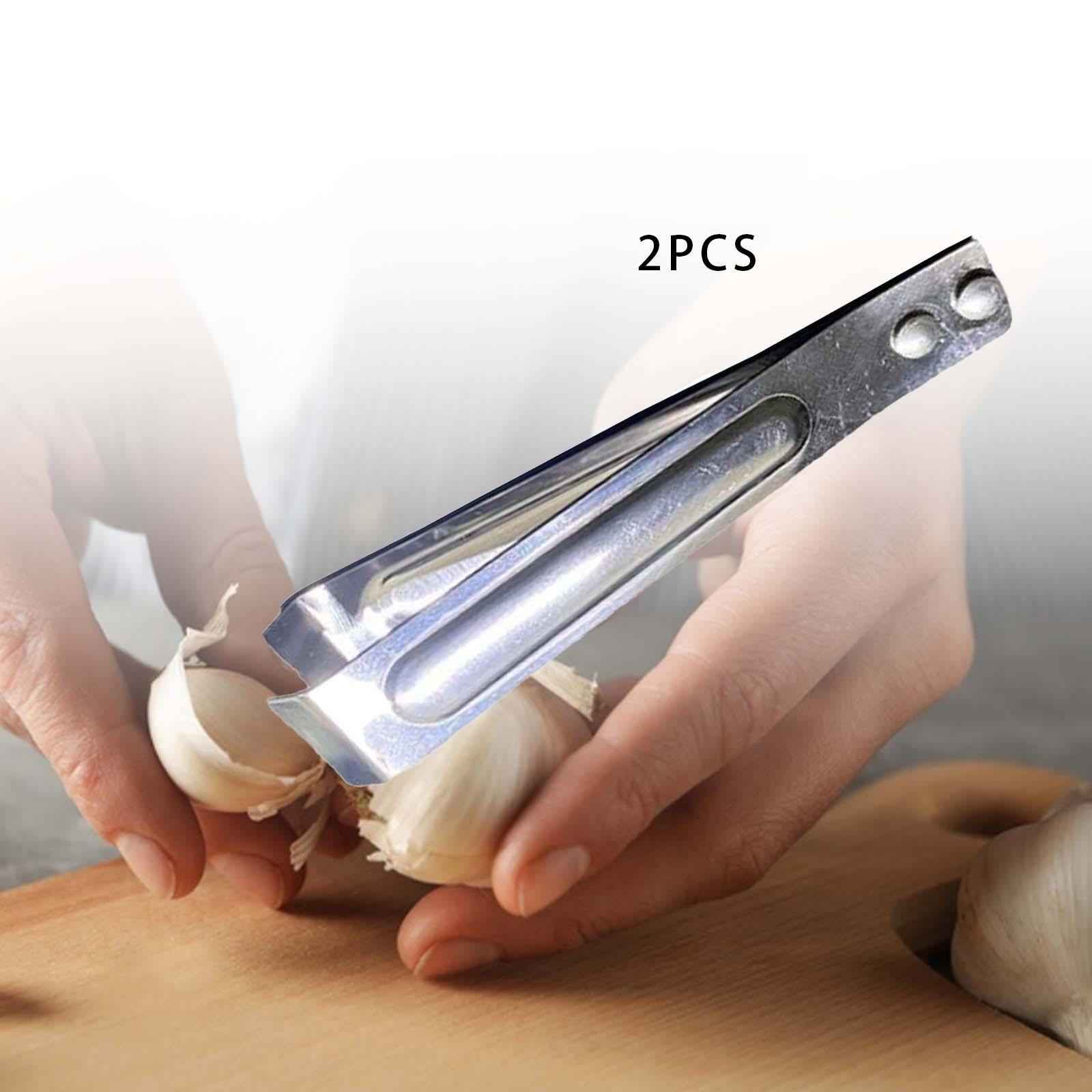 Garlic Peeler Flat Tweezers for Cooking Pliers Durable Fish Bone Tweezers