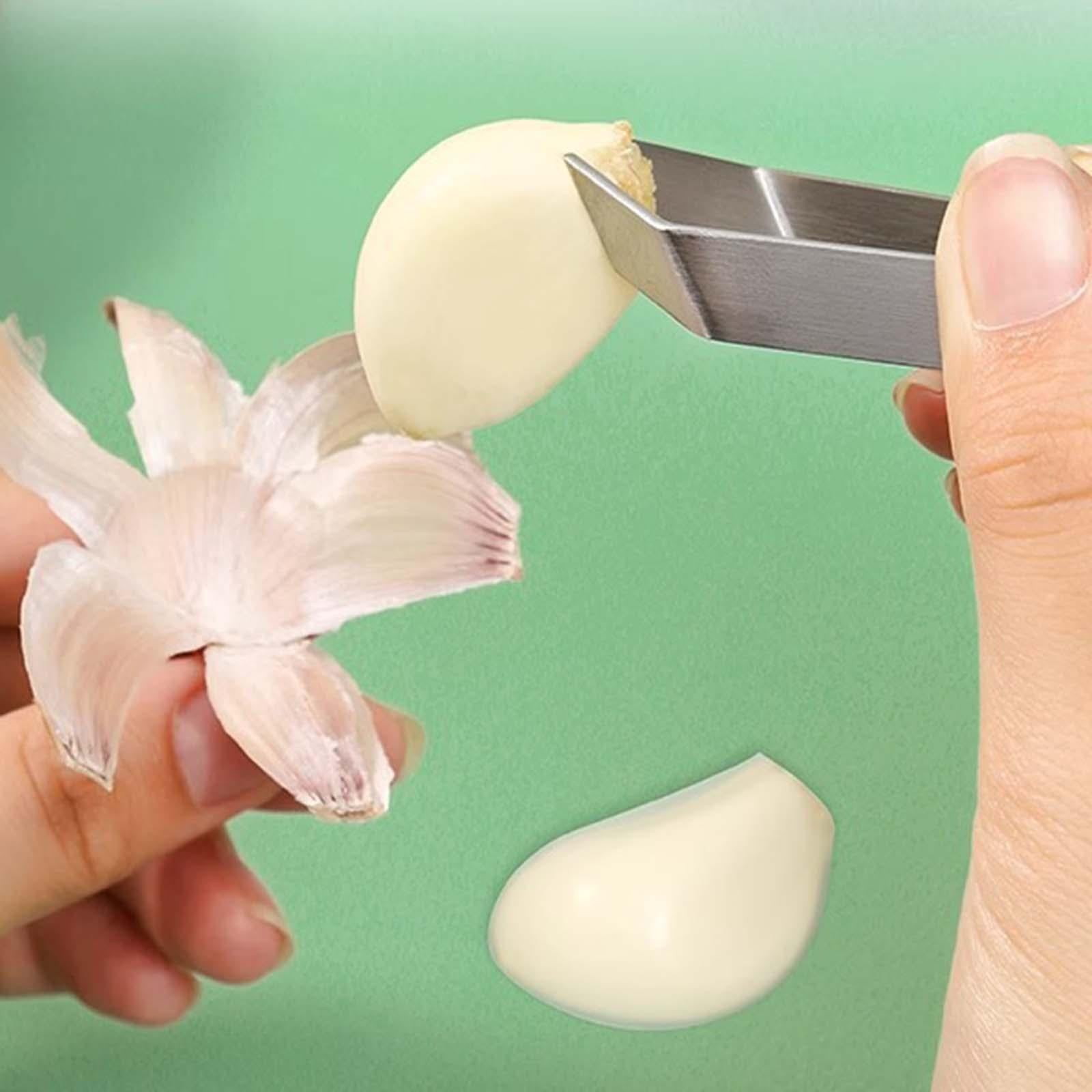 6x2 Pieces Garlic Peeler for Removing Bones & Scales Manual Fish Bone Tweezers