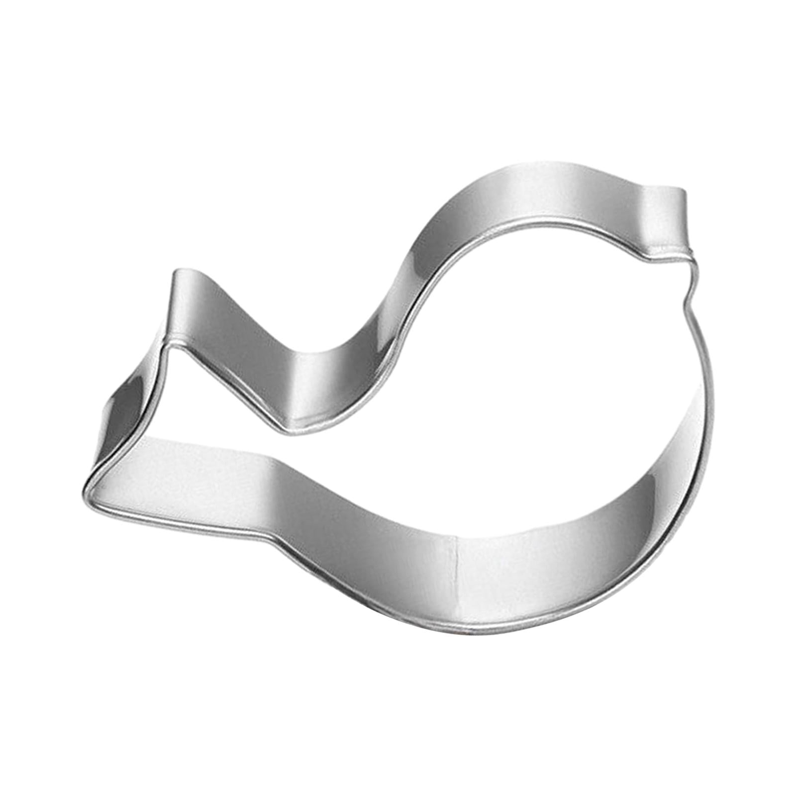 4xBird Shape Cookie Cutter Sturdy Sandwich Cutter for Party Kitchen Restaurant