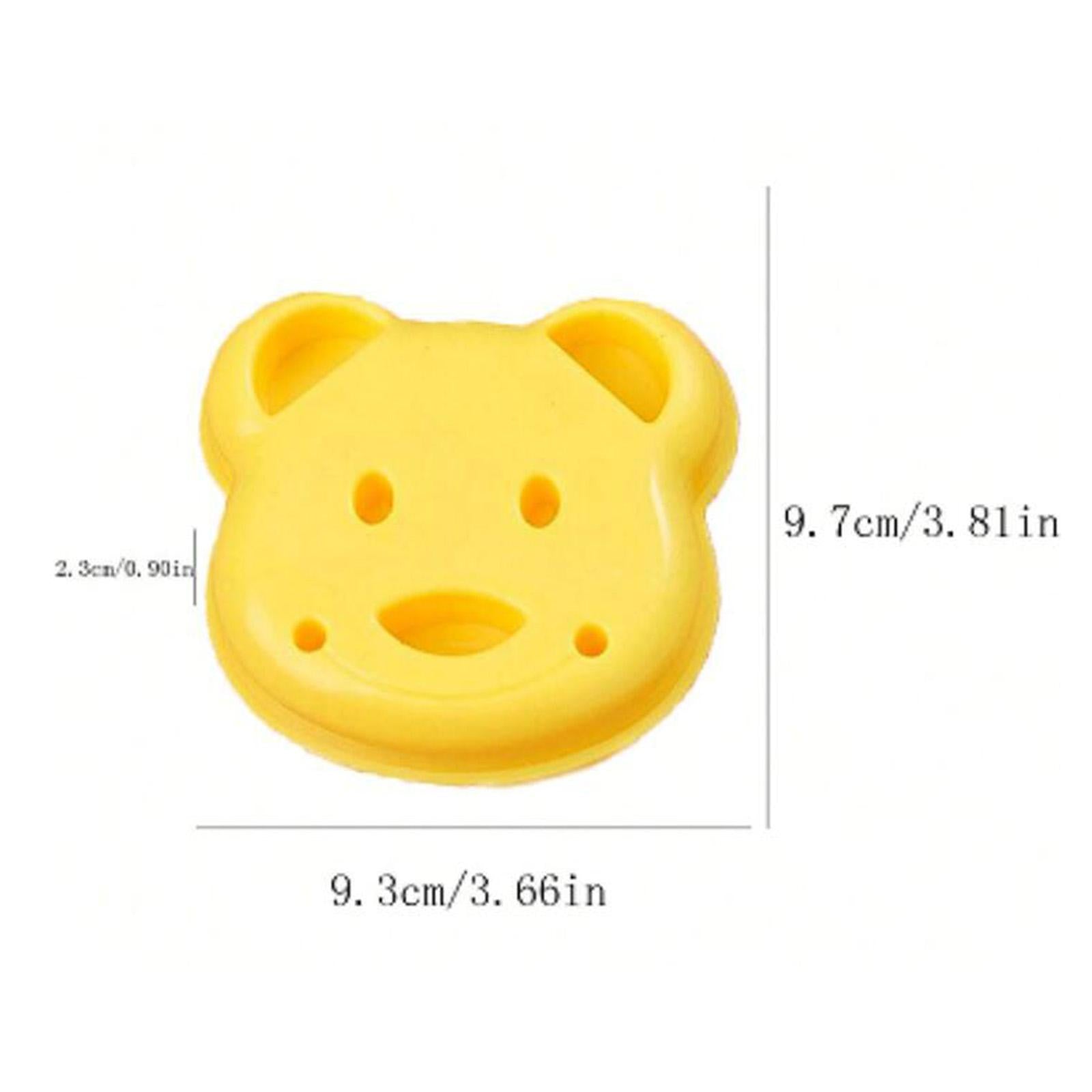 3xBear Shape Sandwich Mould for Kids Cartoon Baking Accessories Sandwich Maker