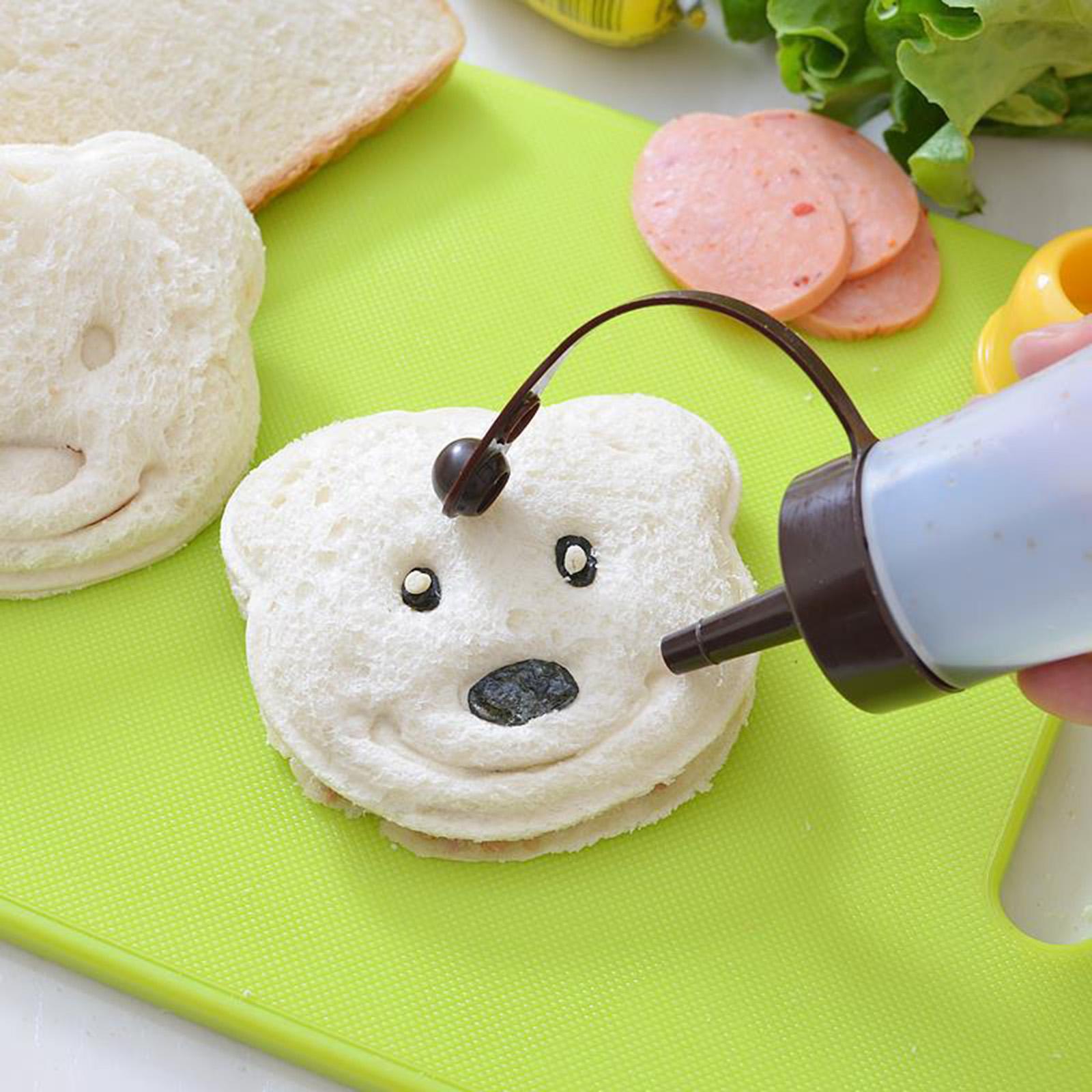 3xBear Shape Sandwich Mould for Kids Cartoon Baking Accessories Sandwich Maker