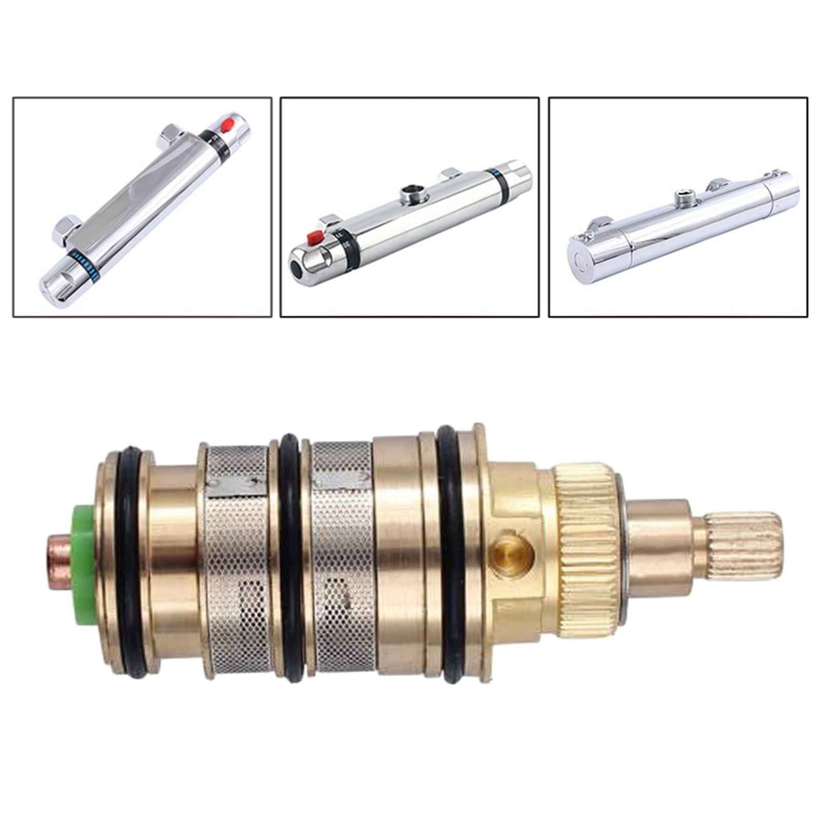 Thermostatic Cartridge Bathroom Drip Resistant Brass Thermostatic Core Valve H 1