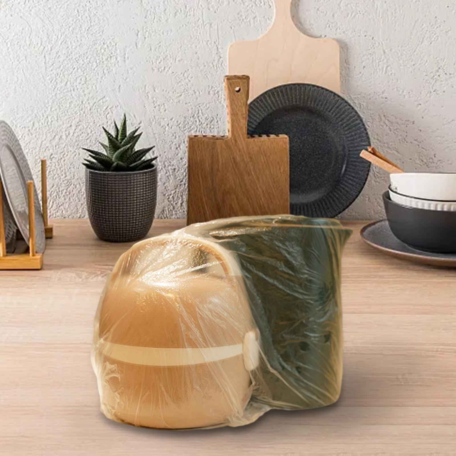 10Pcs Disposable Kitchen Appliance Covers Clear for Pressure Cooker Soup Pot 60cmx70cm