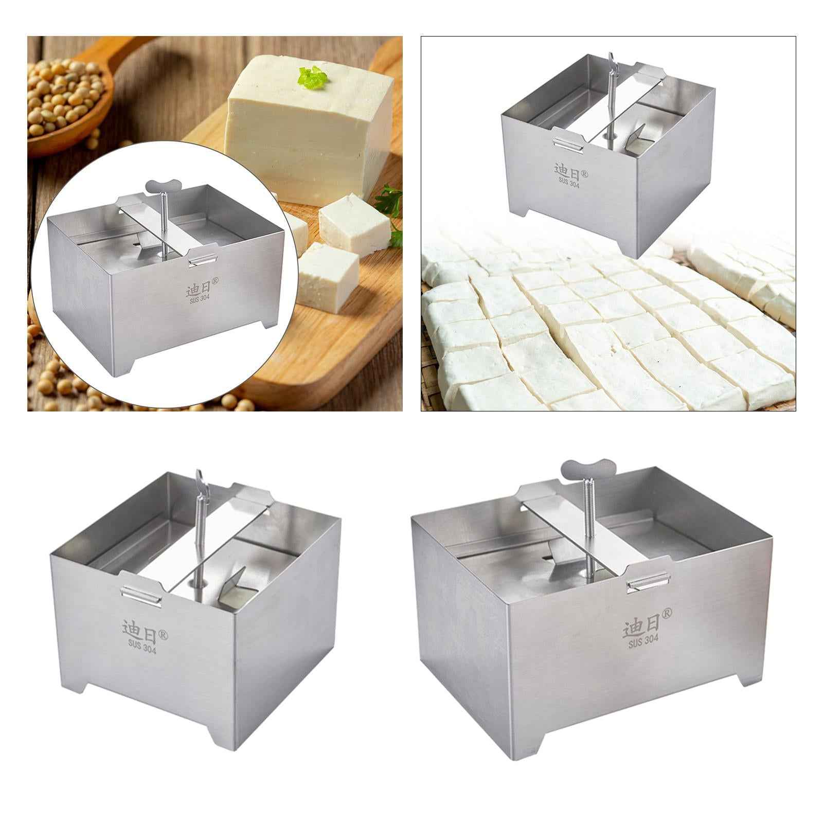 Tofu Maker Firm and Extra Firm Tofu DIY Kitchen Tools Kitchen Fast Tofu Press 12cmx12cmx9cm