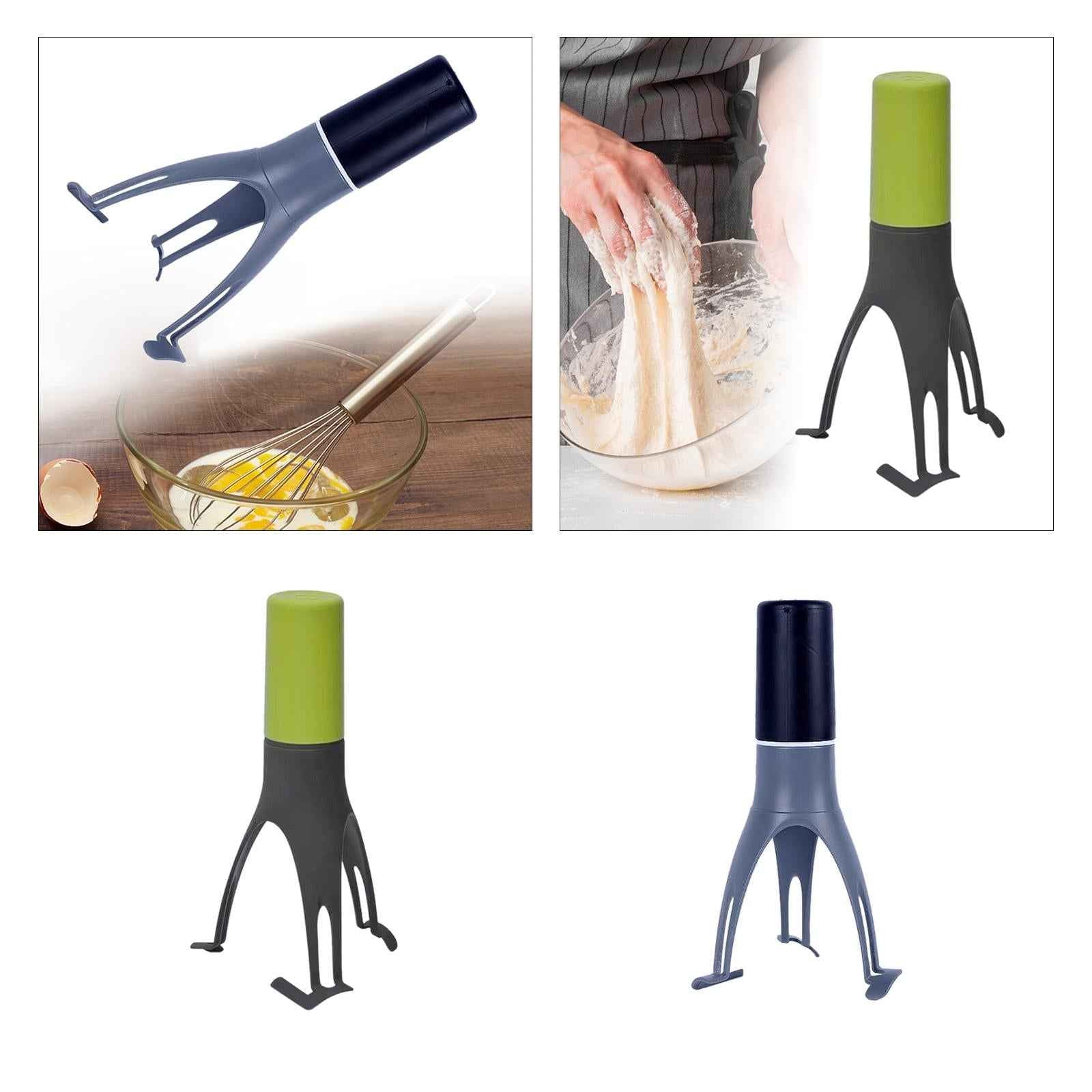 Automatic Pan Stirrer 3 Gears Adjustable Egg Whisk for Sauces Soups Porridge Green