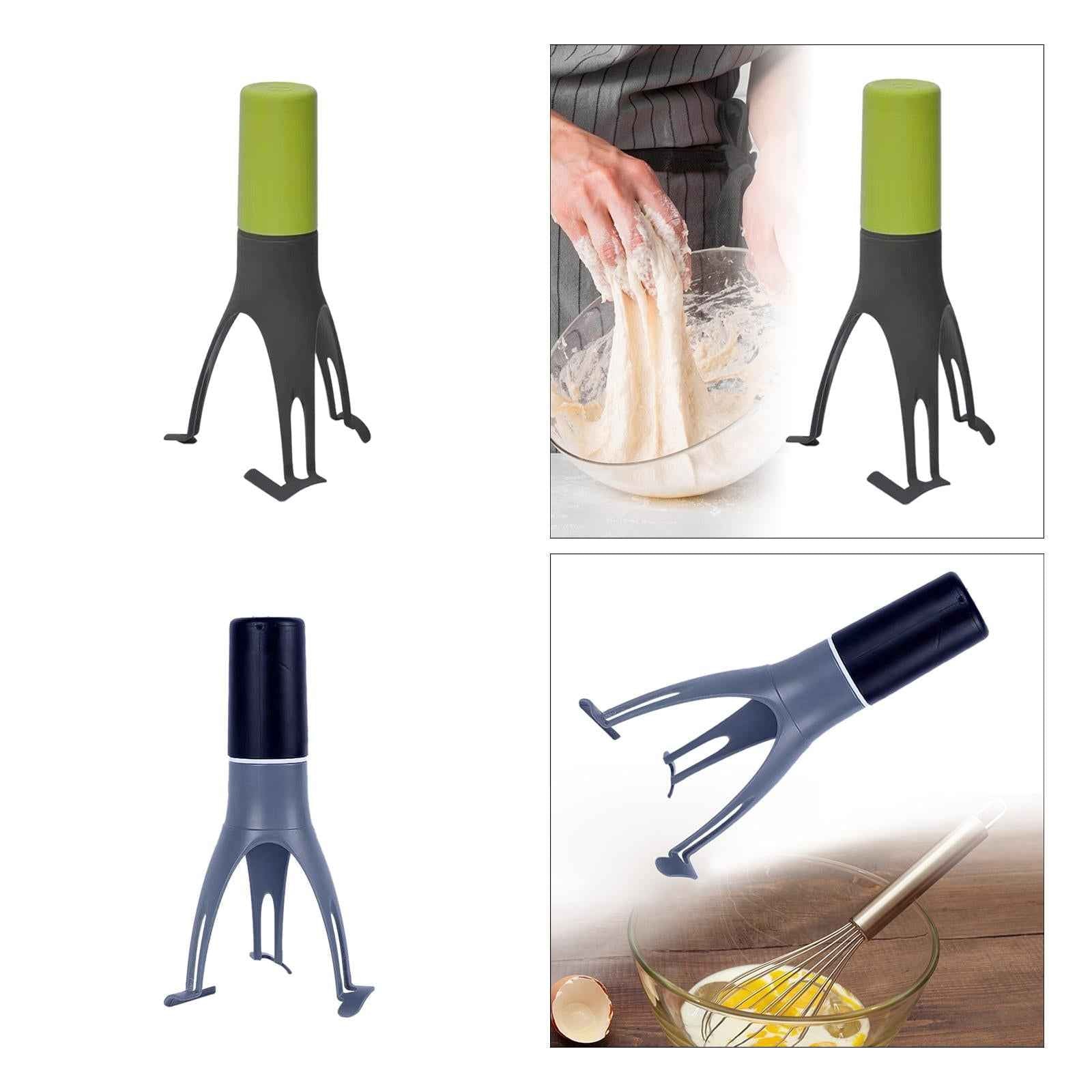 Automatic Pan Stirrer 3 Gears Adjustable Egg Whisk for Sauces Soups Porridge Green
