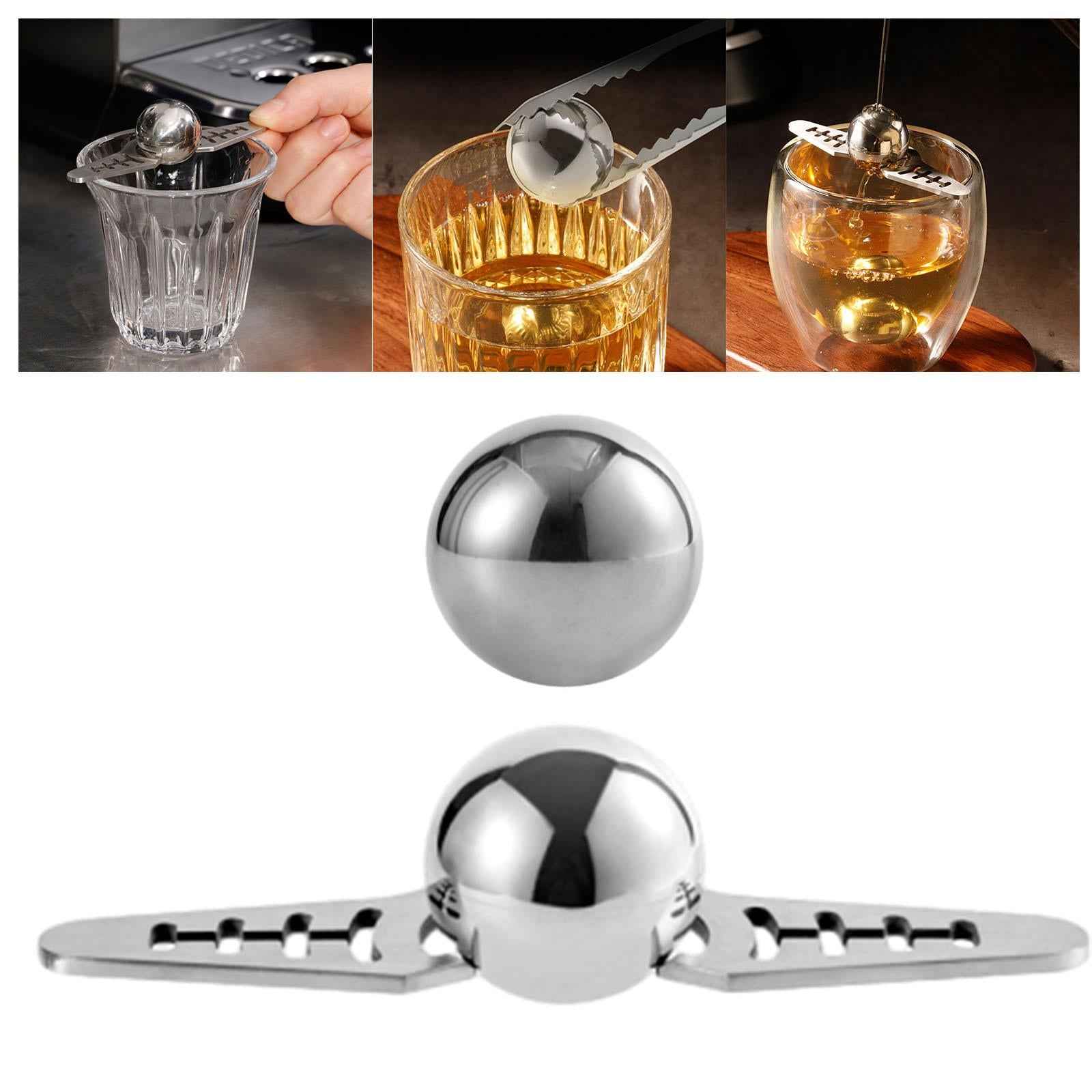 Stone Ball Easy to Clean Reusable Coffee Ice Ball for Home Tea Time Beverage