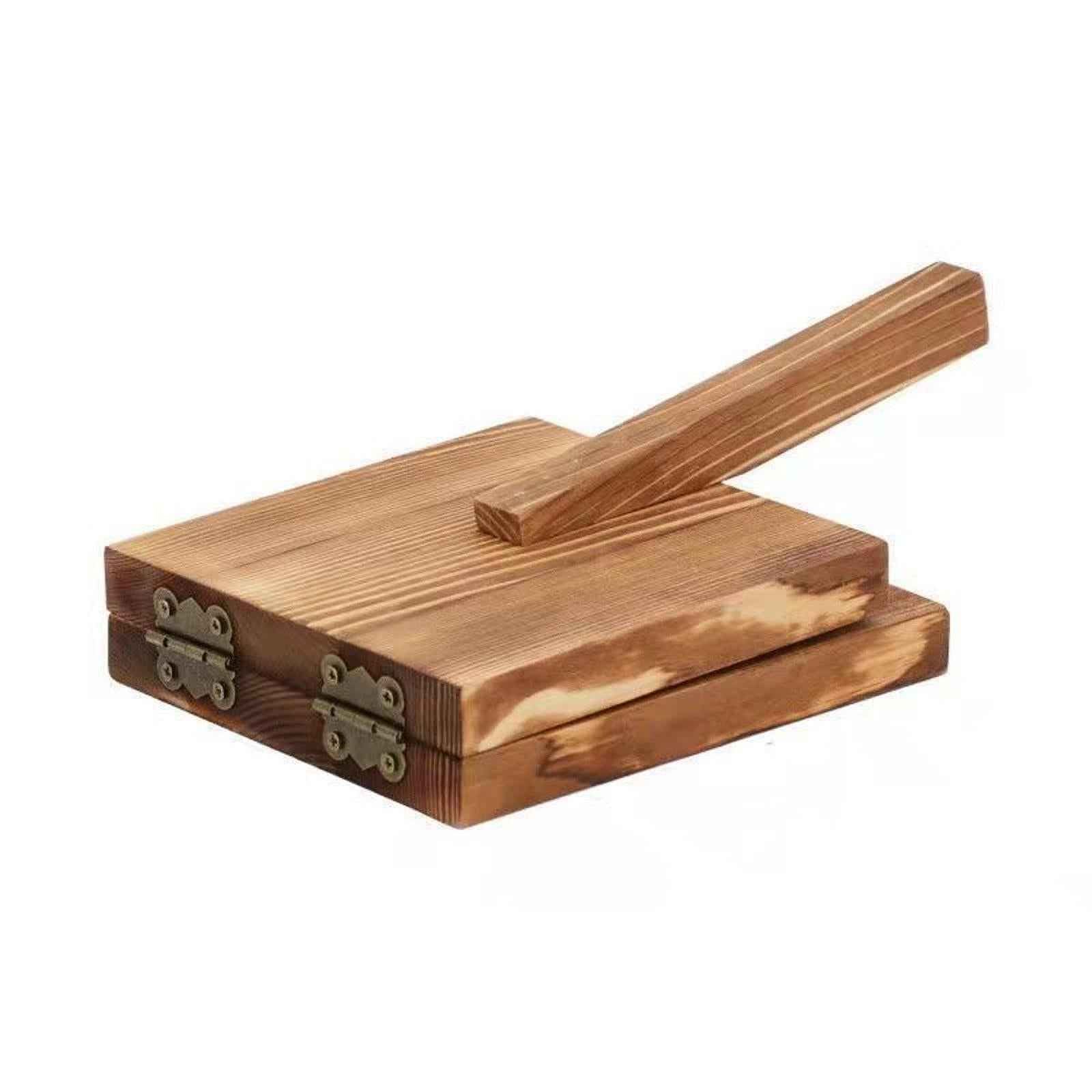 Dumpling Skin Maker Presser Tortilla Press Maker for Restaurant Kitchen Home Brown