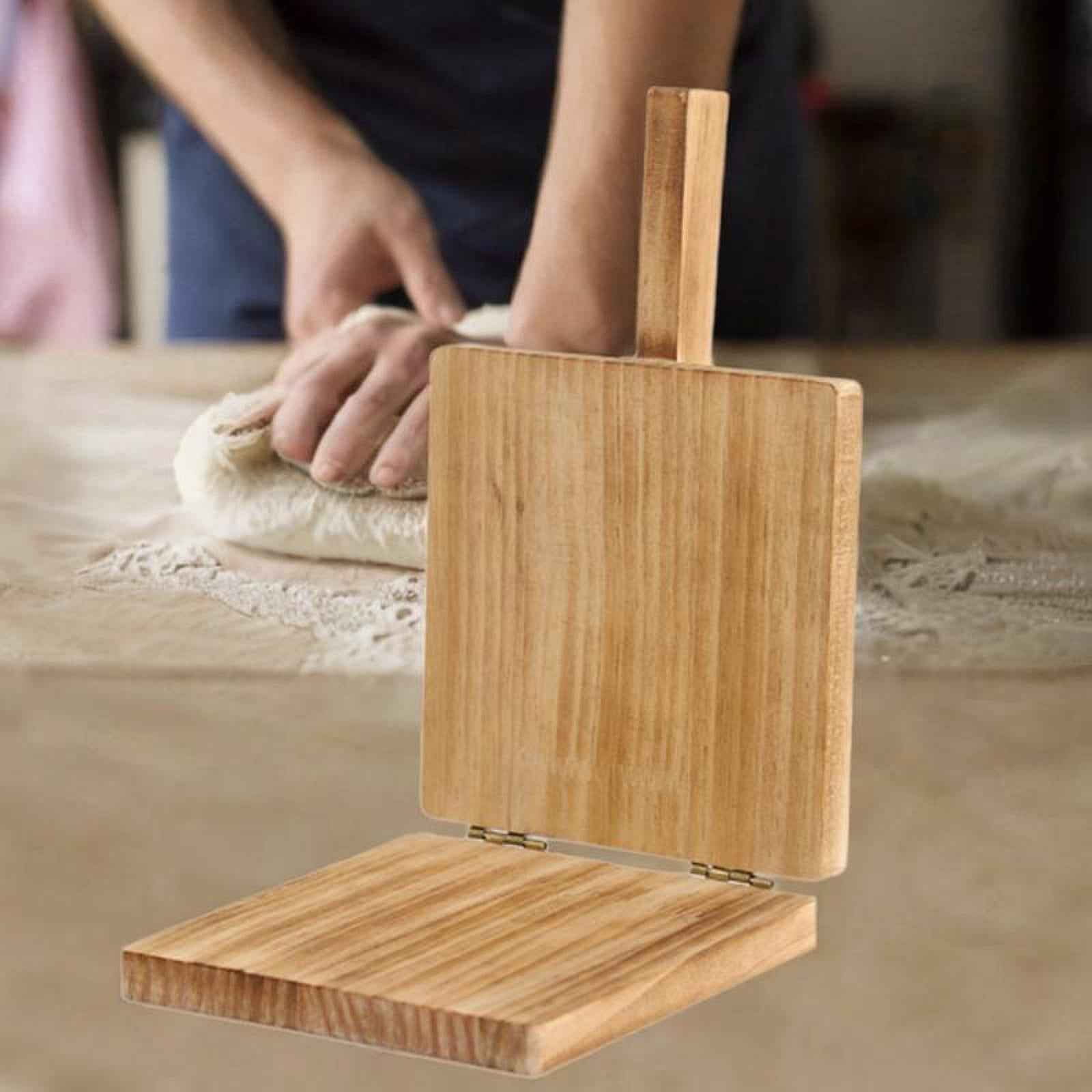 Dumpling Skin Maker Presser Tortilla Press Maker for Restaurant Kitchen Home Brown