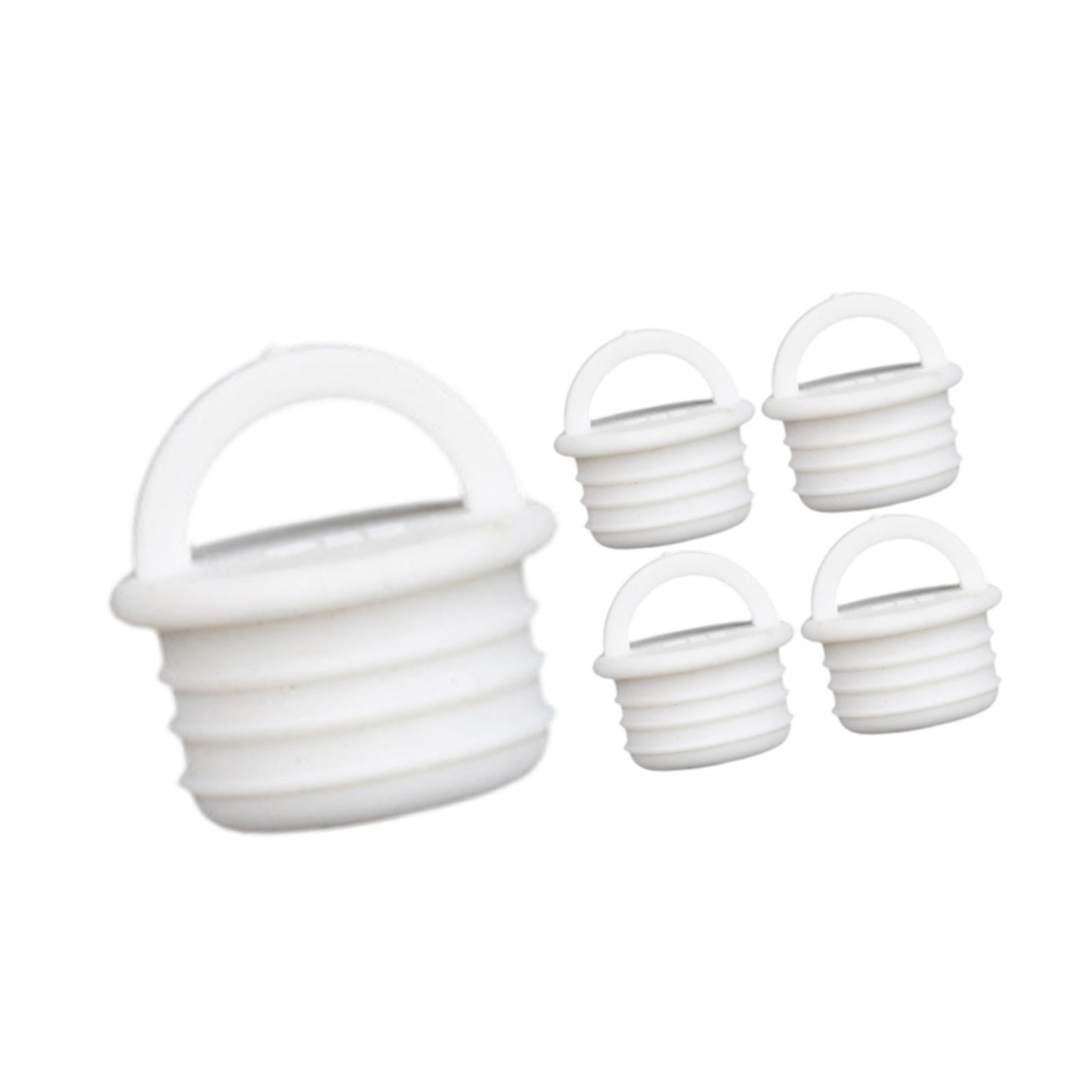 5x Rotating Mop Bucket Drain Plug Parts Replacement Cover Plug for Bathtub 27x24mm
