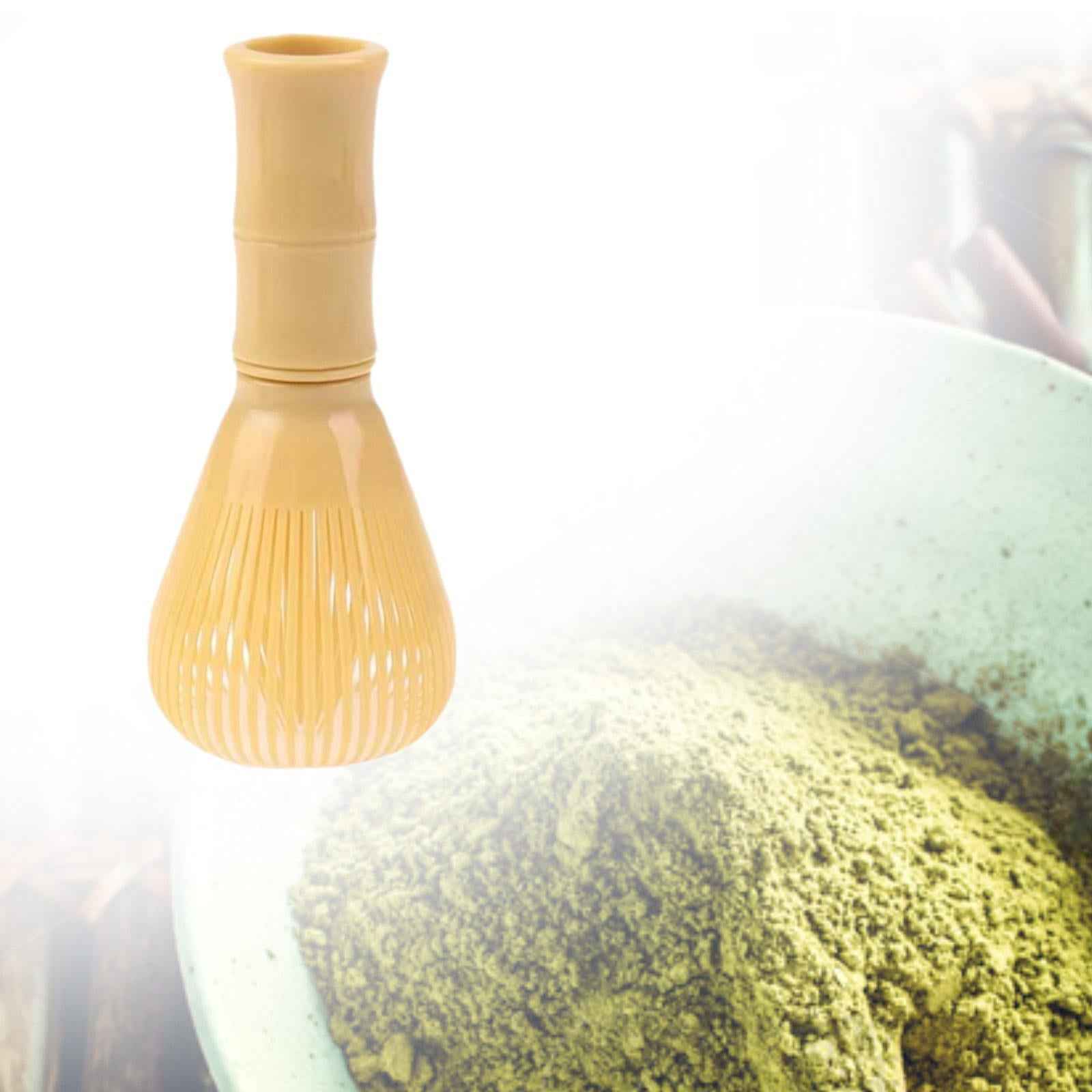 Japanese Matcha Whisk Matcha Stirrer Tea Powder Whisk for Tea Room Household yellow