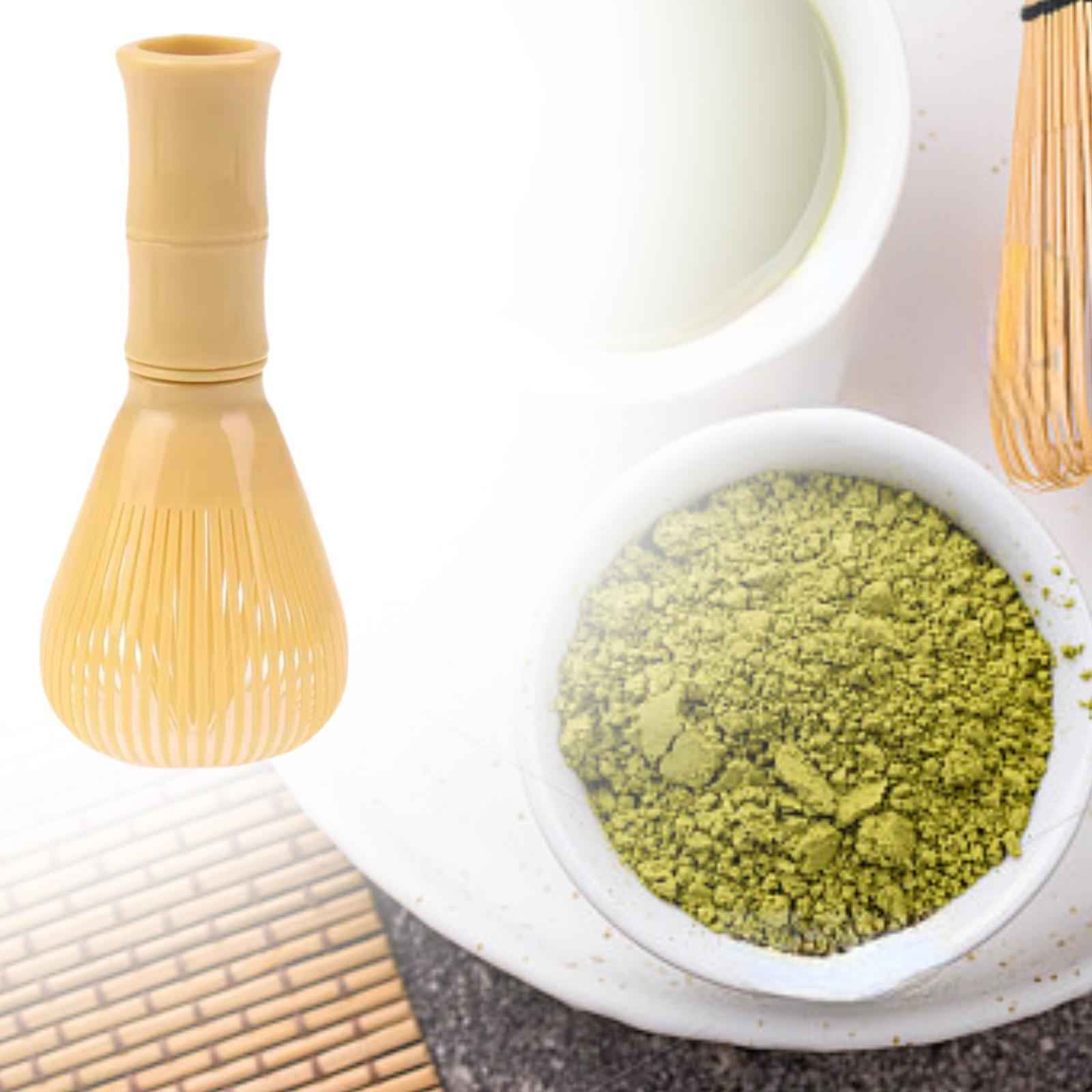 Japanese Matcha Whisk Matcha Stirrer Tea Powder Whisk for Tea Room Household yellow