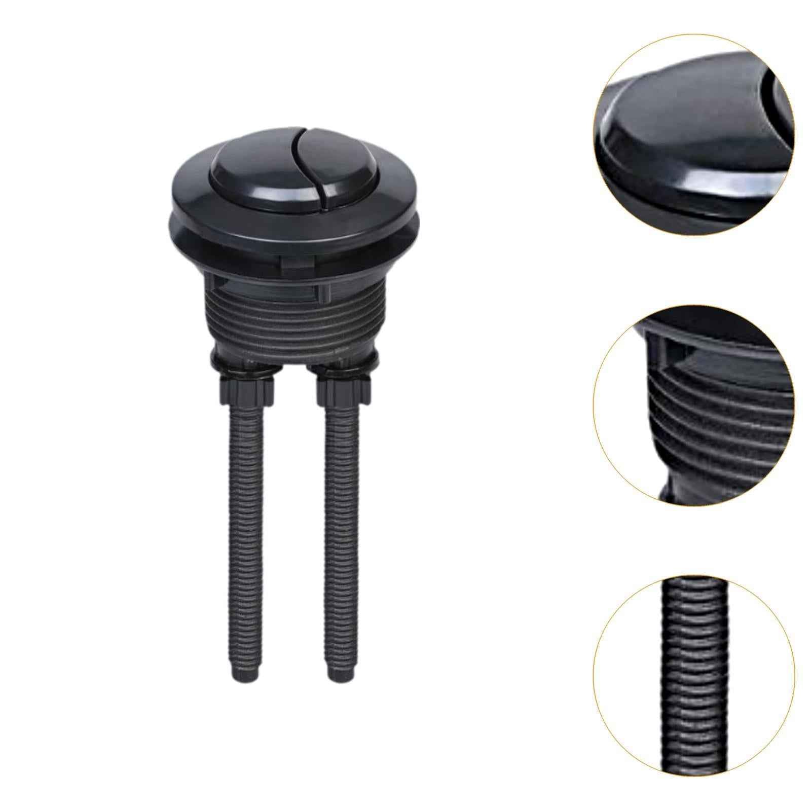 Toilet Button Round Adjustable Toilet Tank Button for Bathroom Home Restroom S
