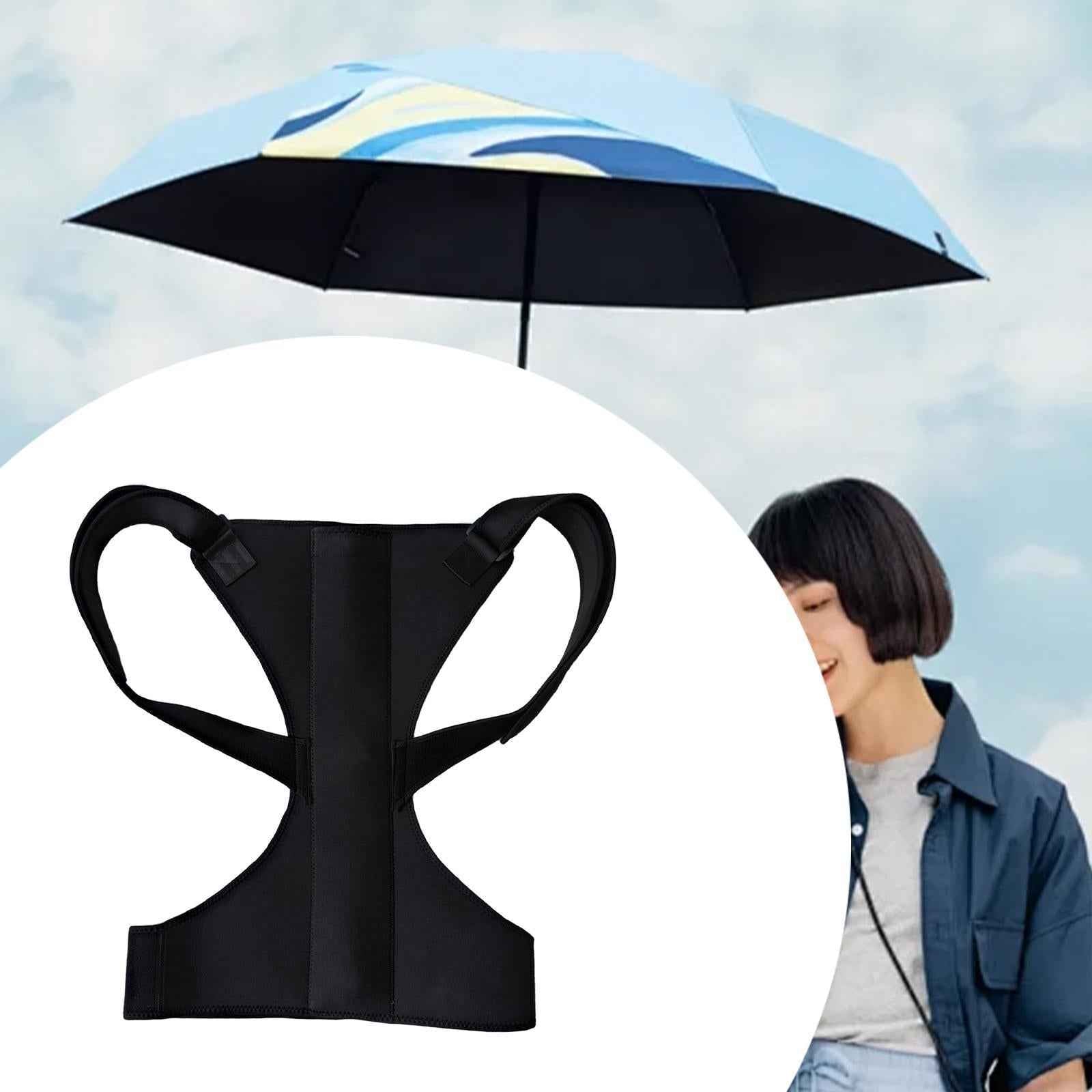 Wearable Umbrella Holder Back Holder Hands Free for Golf Daily Use Gardening