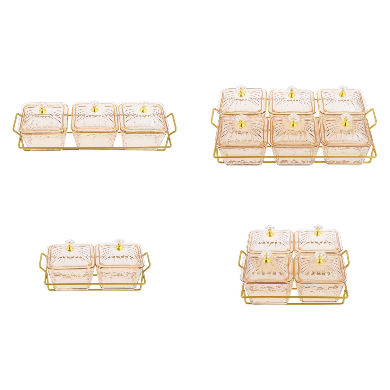 Divided Serving Tray Condiment Appetizer Tray for Dinner Party Dips Set Hotel 2 Dishes