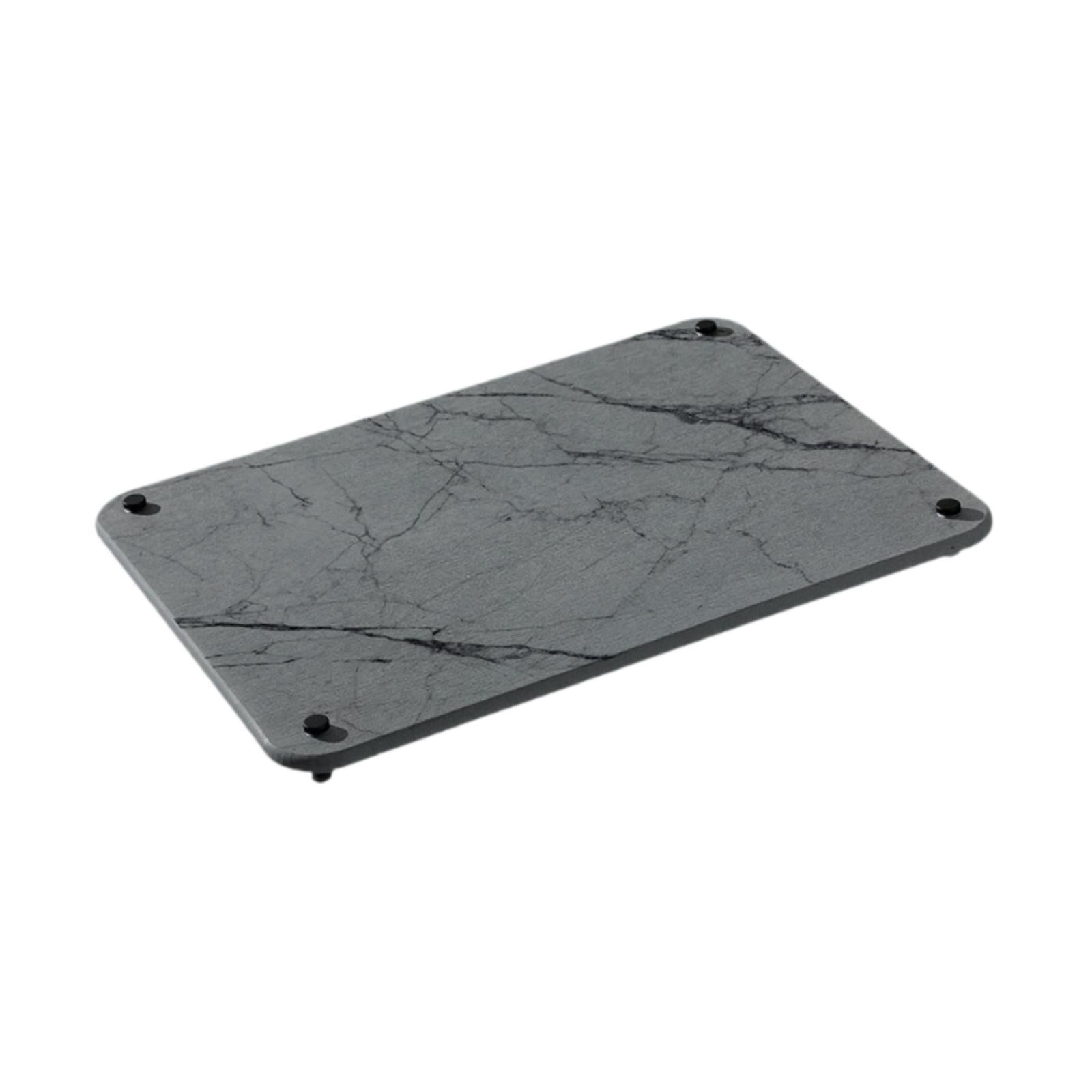 Diatomite Dish Drainer Absorbent Coffee Rug for Dining Room Kitchen Bathroom Dark Gray