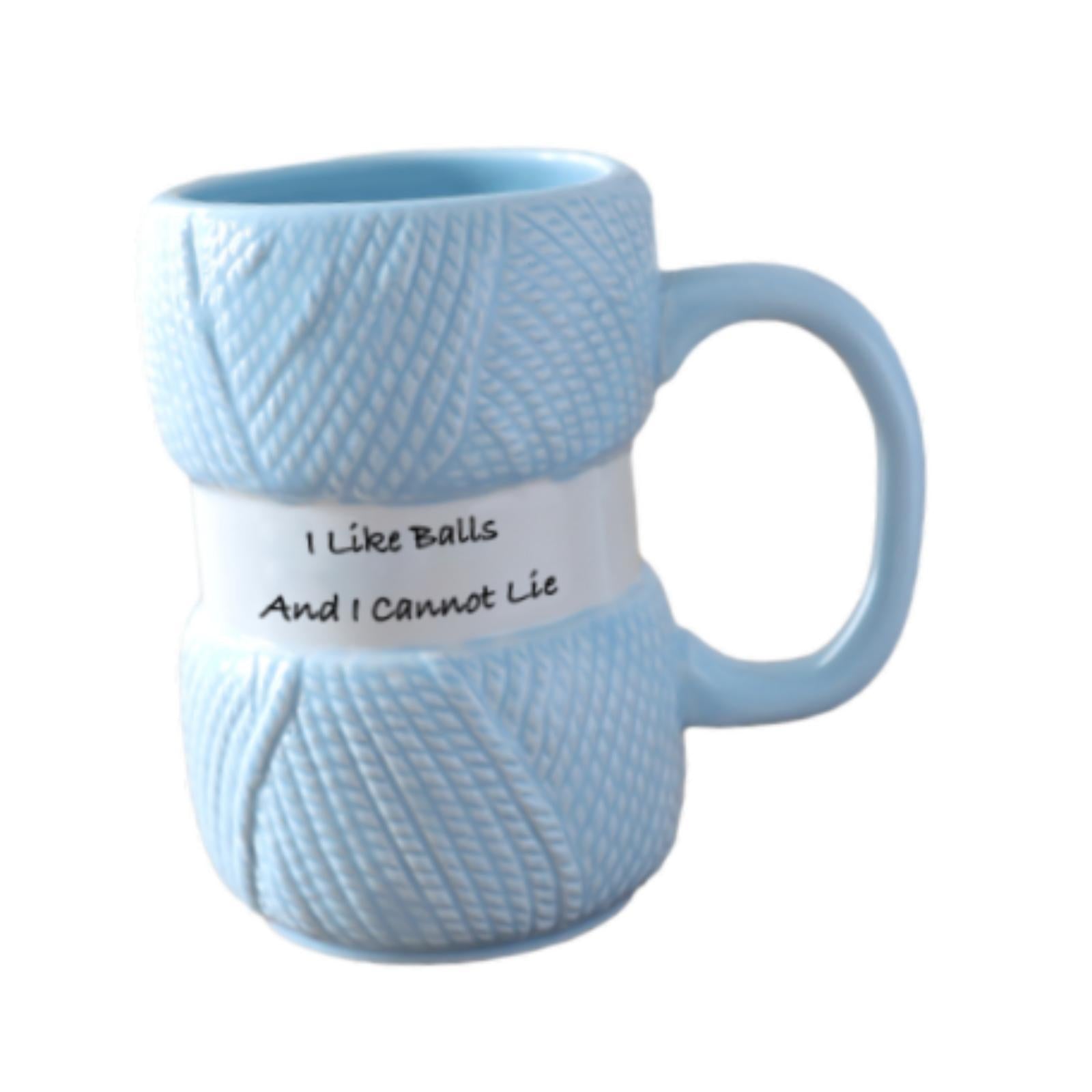 Coffee Cup Funny Espresso Latte Mug for Afternoon Tea Time Restaurant Family blue