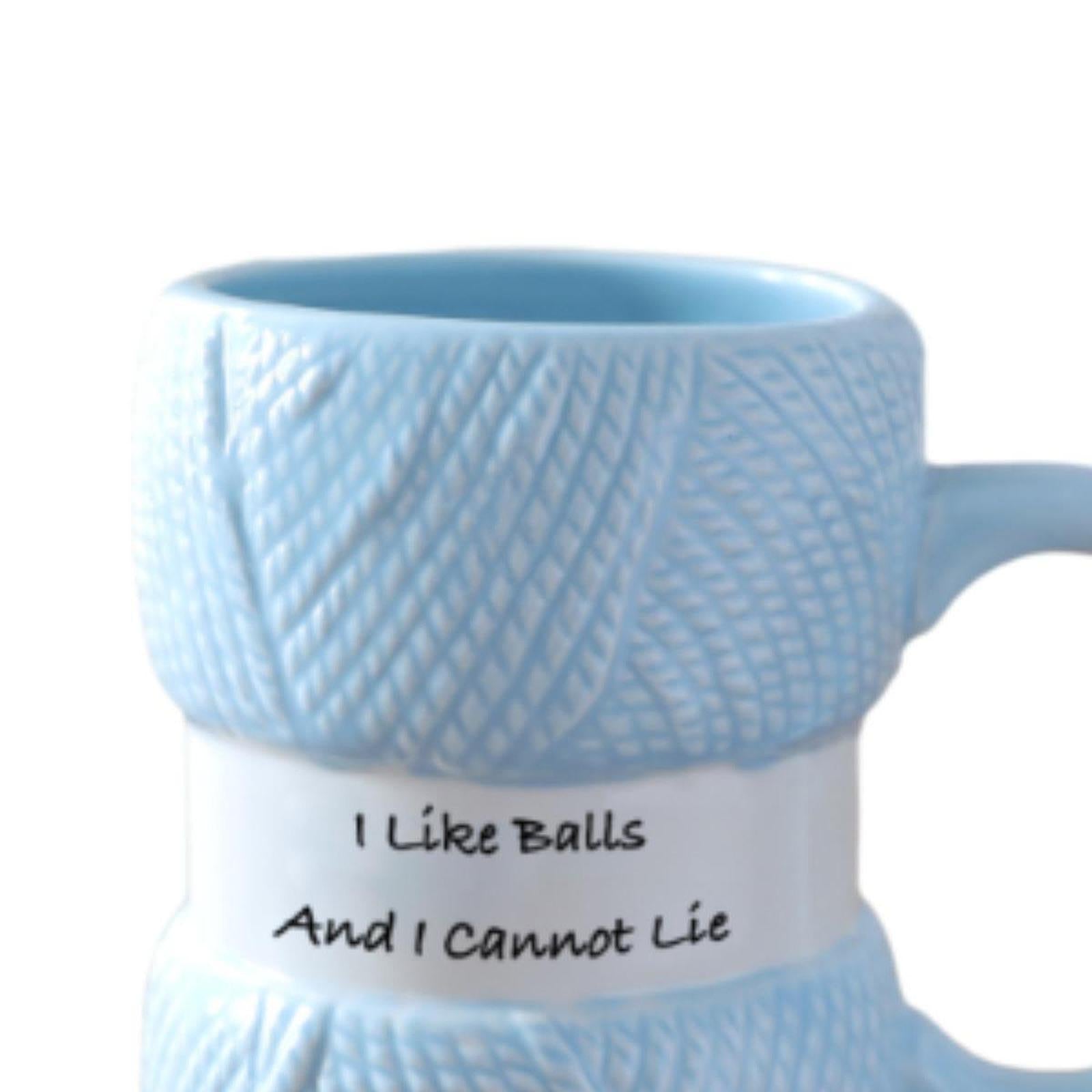 Coffee Cup Funny Espresso Latte Mug for Afternoon Tea Time Restaurant Family blue