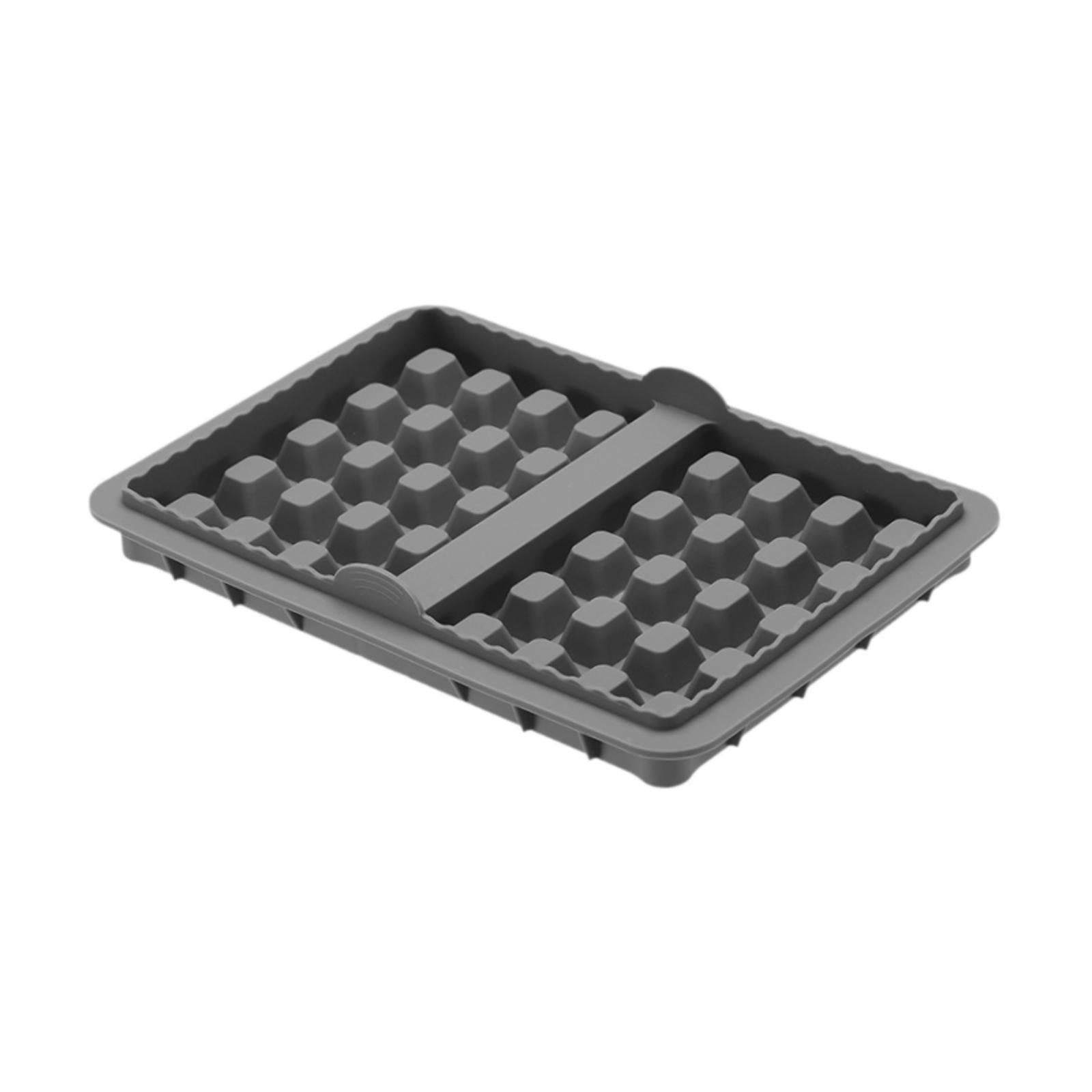 Air Fryer Silicone Waffle Tray Non Stick Baking Tray for Chocolate Cake Soap gray