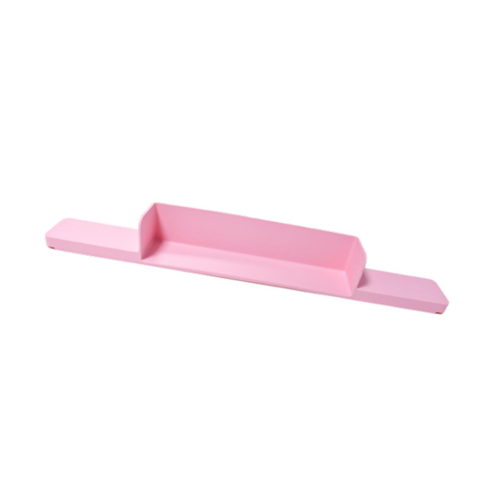Bathtub Splash Guard Toy Tray Water Guard Shelf for Bathtub Bathroom Kitchen Pink