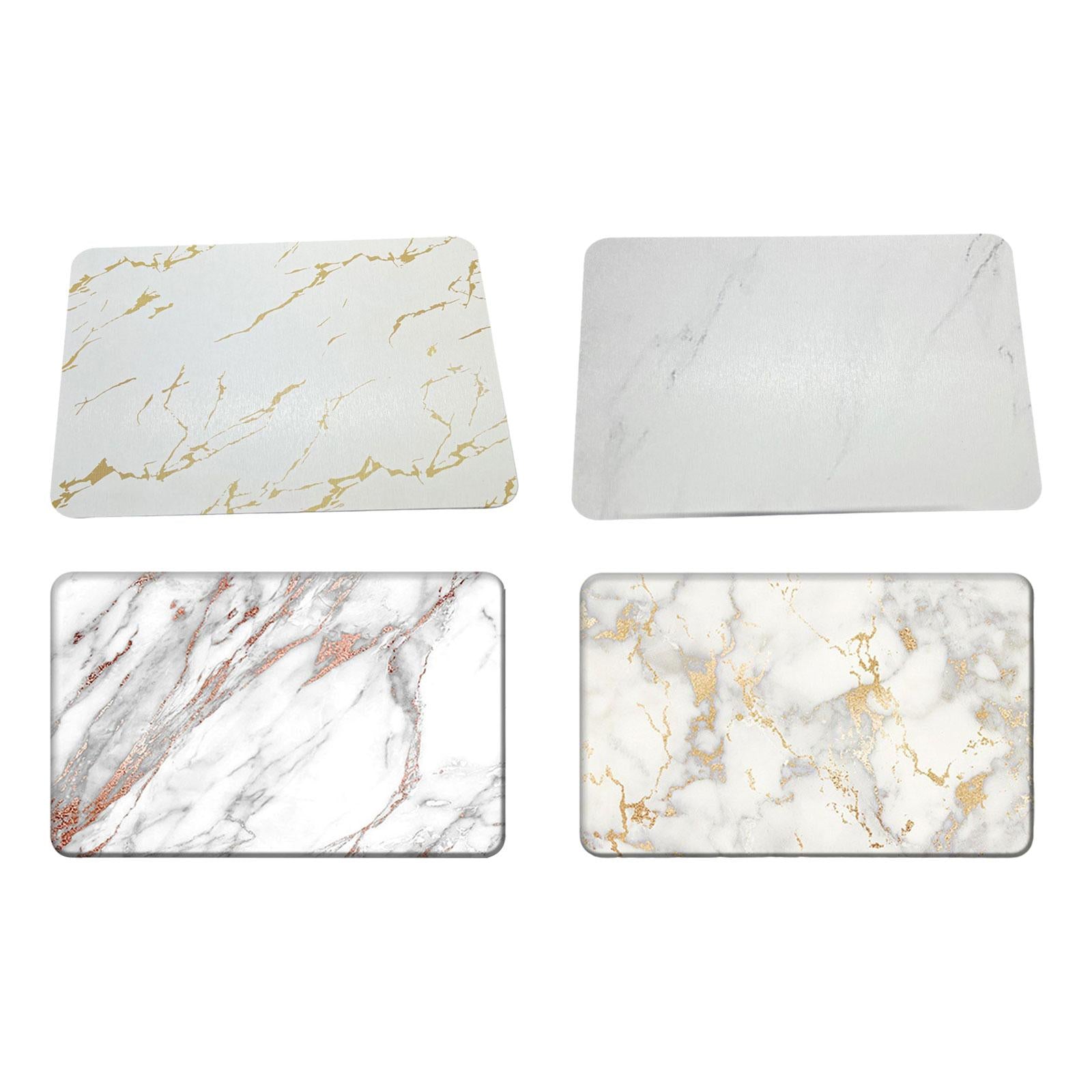 Dish Mat Drying Pad Diatom Mud Kitchen Counter Placemat for Home Countertops Gold