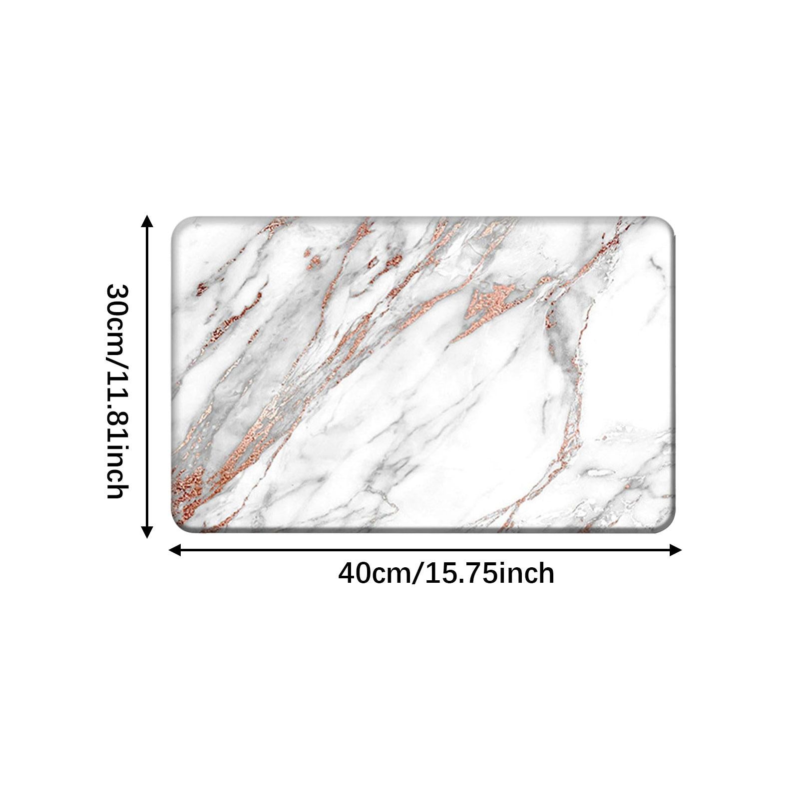 Dish Mat Drying Pad Diatom Mud Kitchen Counter Placemat for Home Countertops Gold Pink