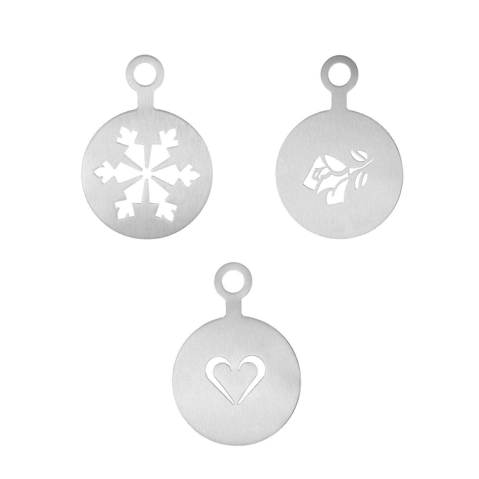Coffee Decorating Stencil Baking Painting Tools for Chocolate Latte snowflake