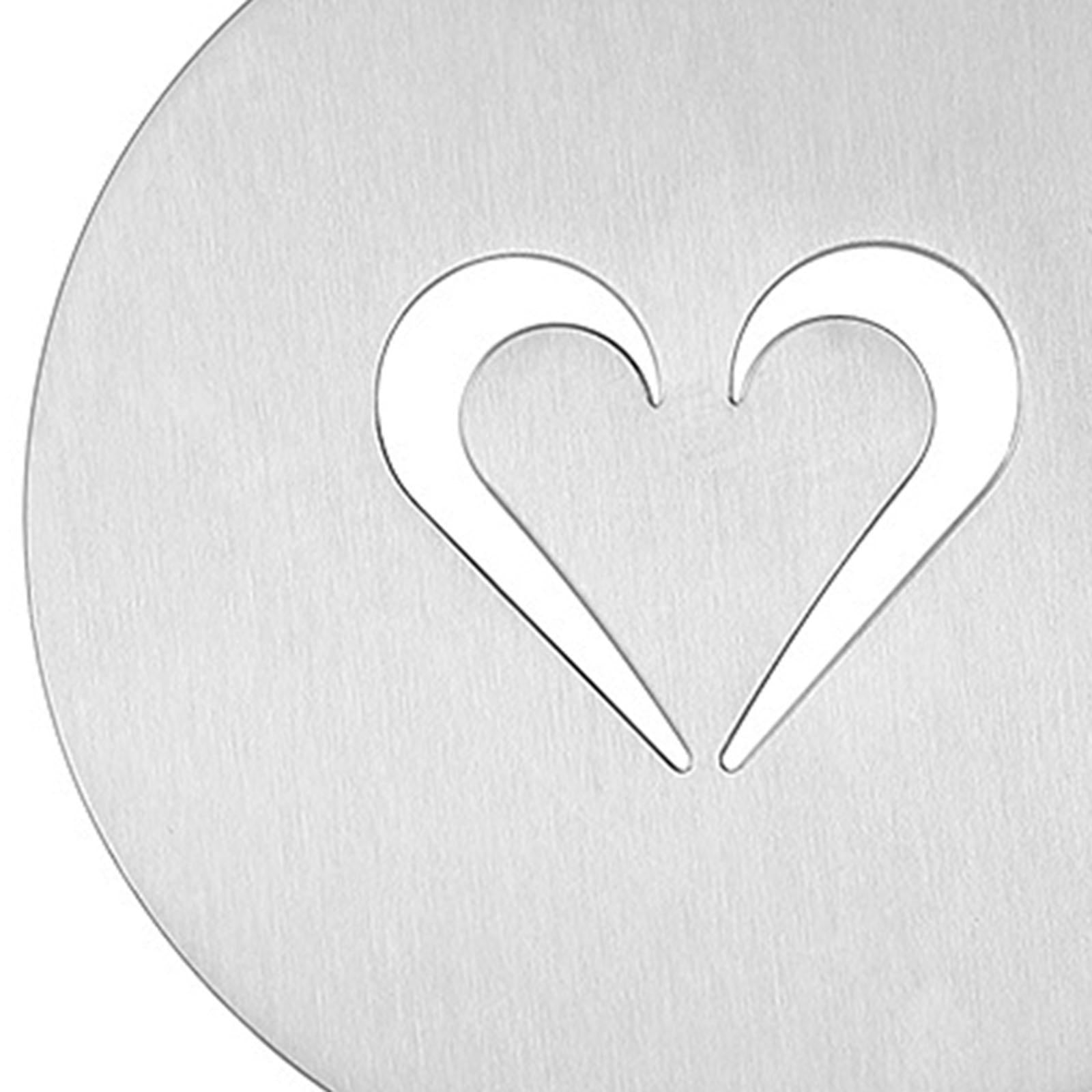 Coffee Decorating Stencil Baking Painting Tools for Chocolate Latte heart