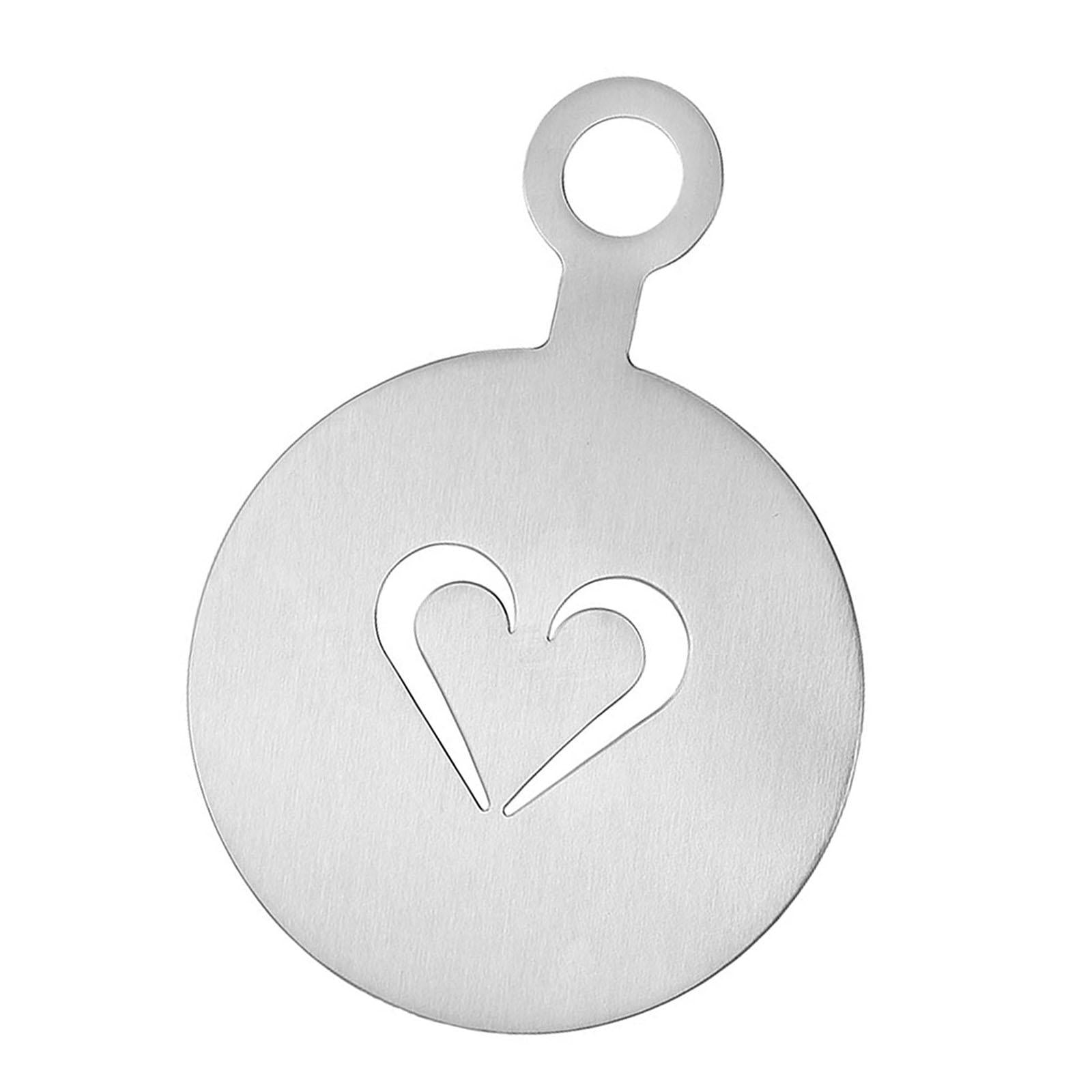 Coffee Decorating Stencil Baking Painting Tools for Chocolate Latte heart