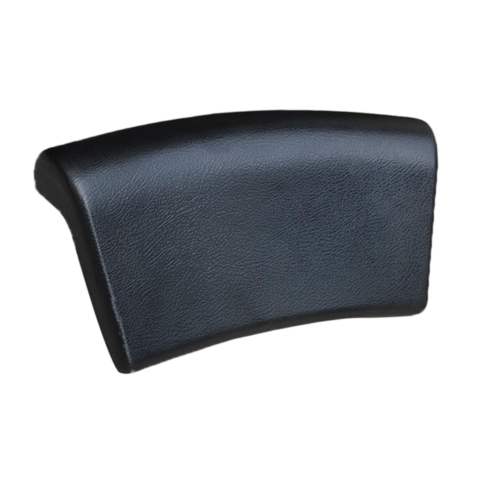 Bathtub Pillow Strong Suction Cup Compact Bath Pillow for Relaxing Hotel SPA Black