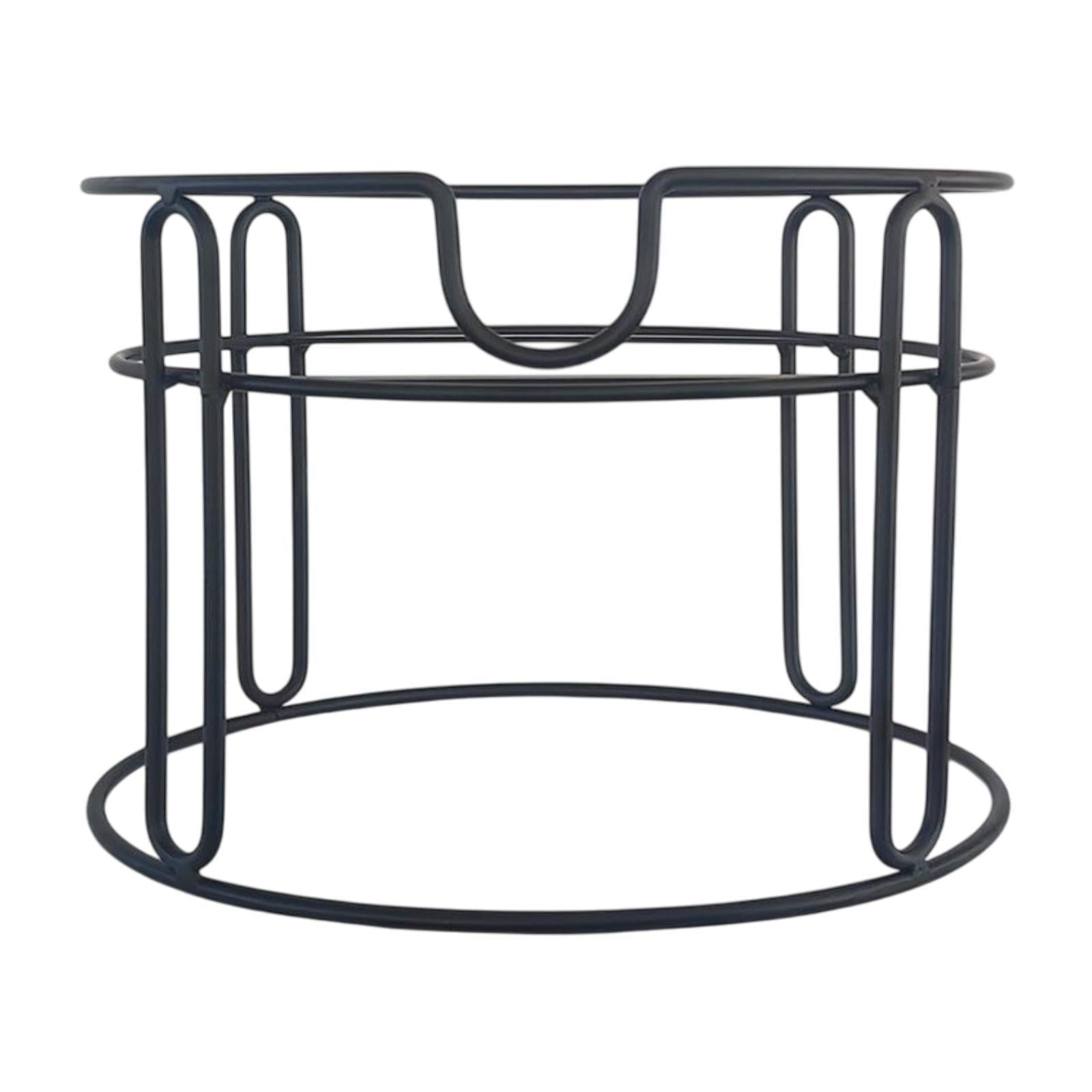 Drink Dispenser Stand Basket Iron Water Jug Holder for Outdoor Kitchen