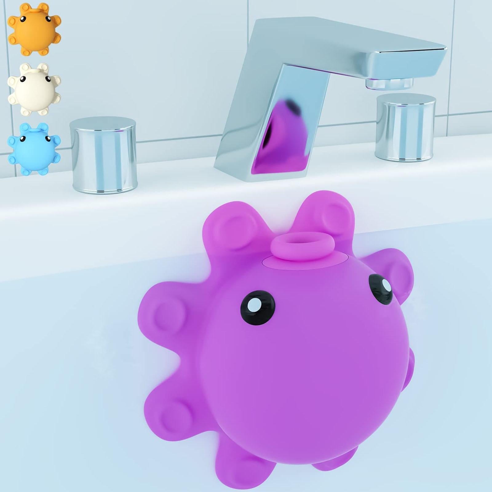 Bathtub Overflow Drain Cover Sturdy Bathtub Drain Cover for Tub Bathroom SPA Purple