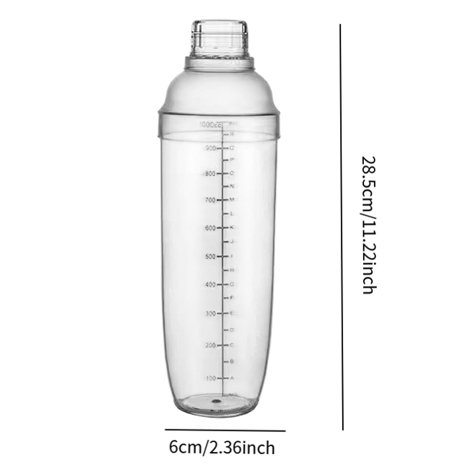 Cocktail Shaker Accessories Hand Shaker with Scales for Home Drink Party 1000ml