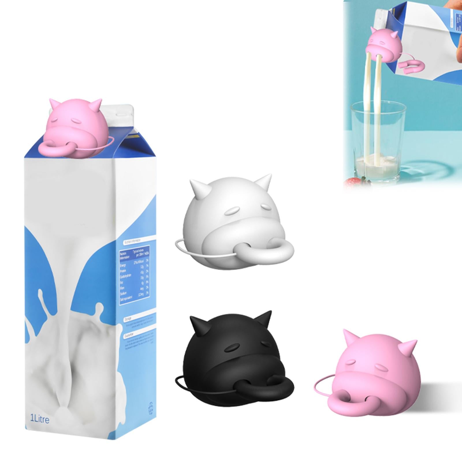 Cow Udder Milk Carton Cap Funny Boxed Milk Cap for Shop Holiday Thanksgiving pink
