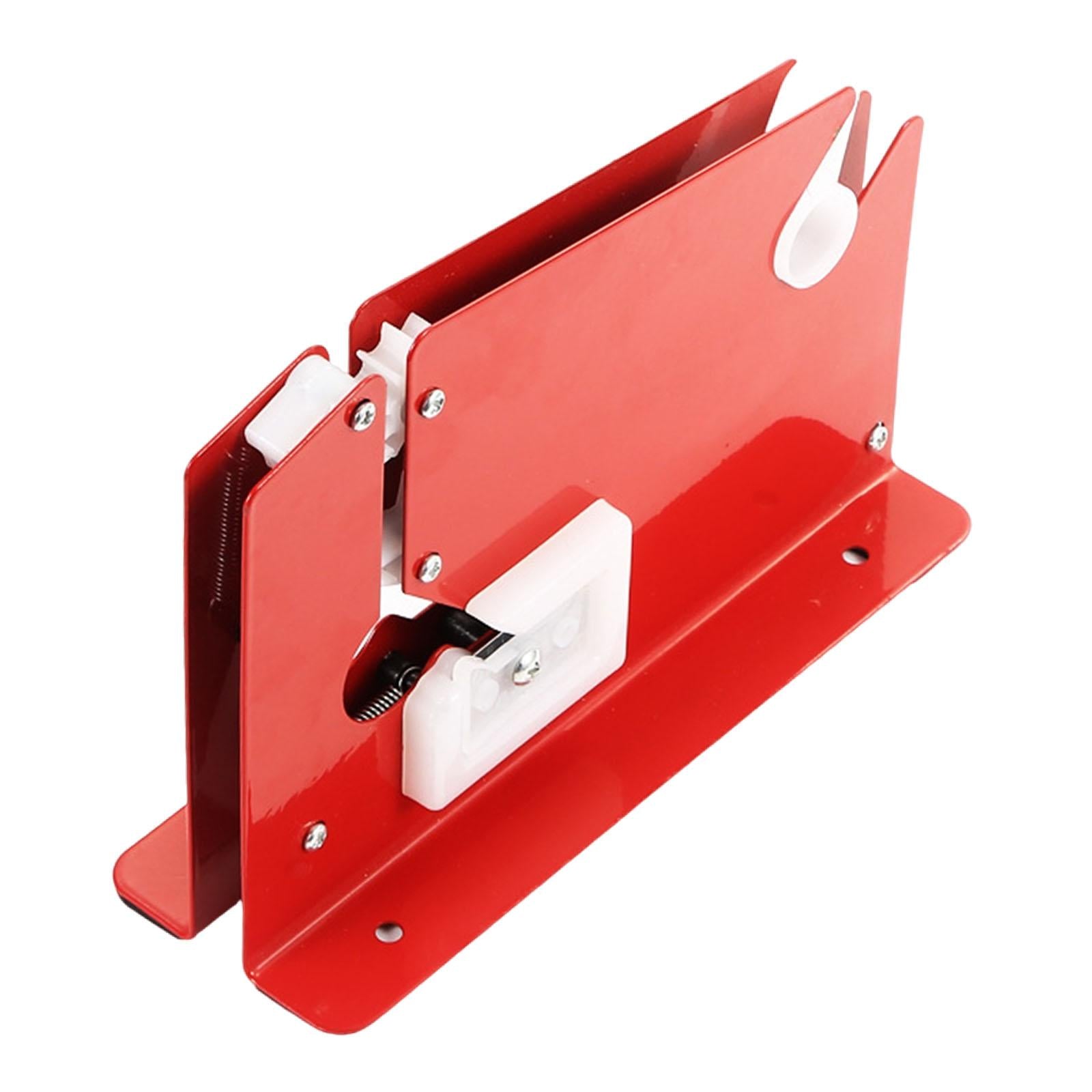 Bag Sealing Tape Dispenser Manual Food Packaging Sealer for Bread Fruit Meat Red