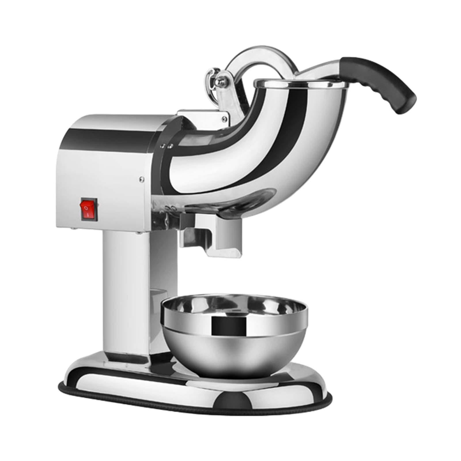 Electric Shaved Ice Machine Electric Ice Crusher for Refreshing Beverage Bar