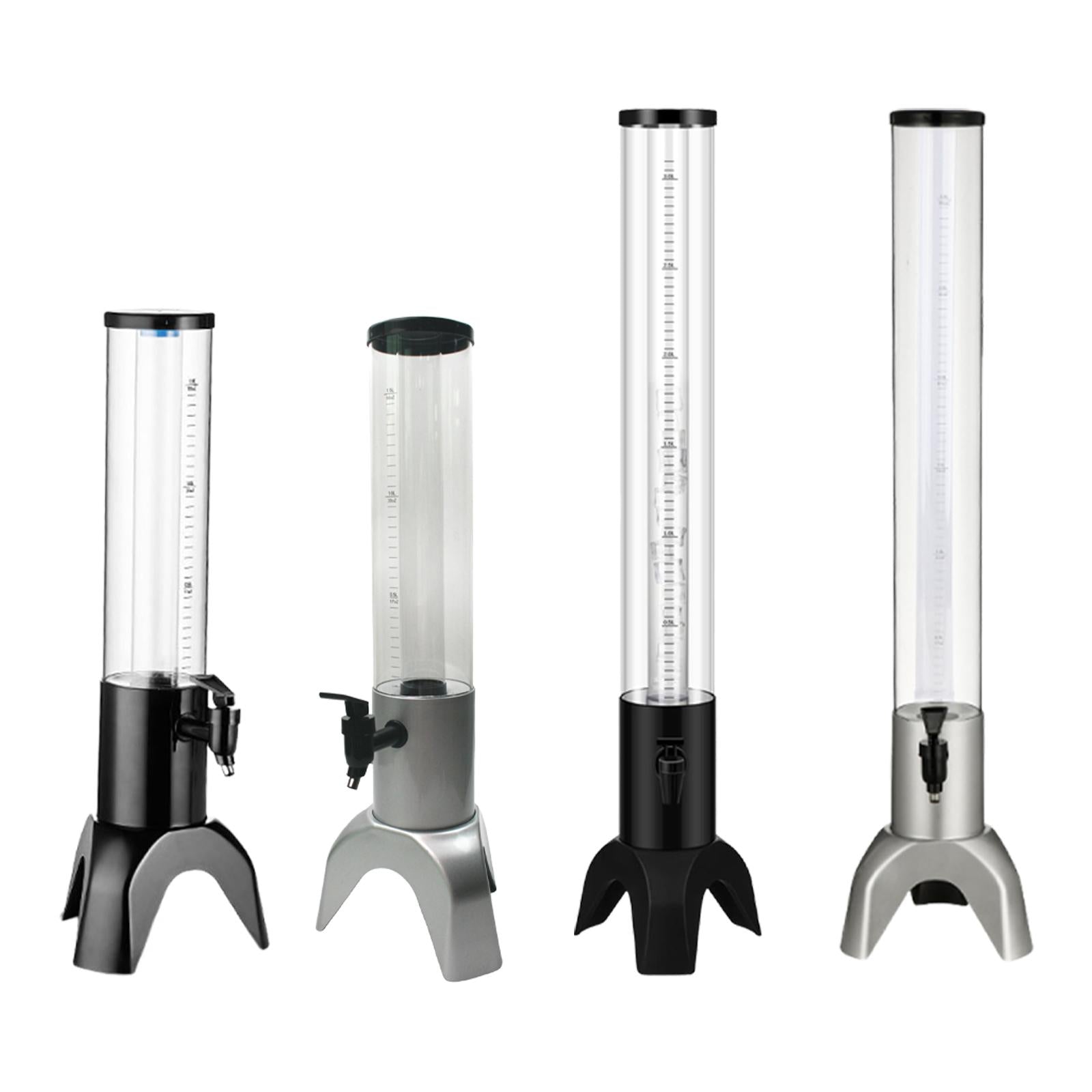 Beer Dispenser Margarita Sturdy Tabletop for Home Restaurants 1.5L black