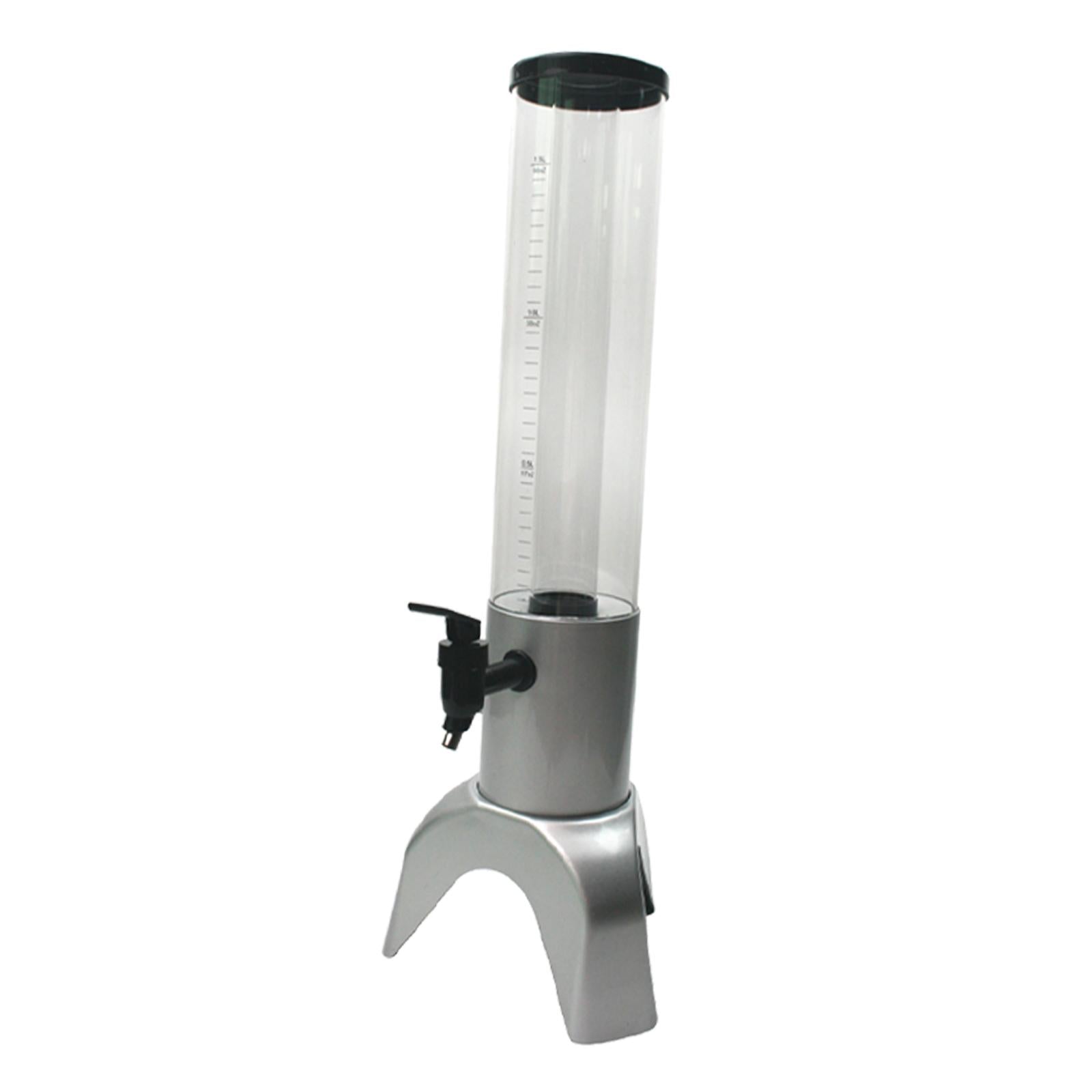 Beer Dispenser Margarita Sturdy Tabletop for Home Restaurants 1.5L silver