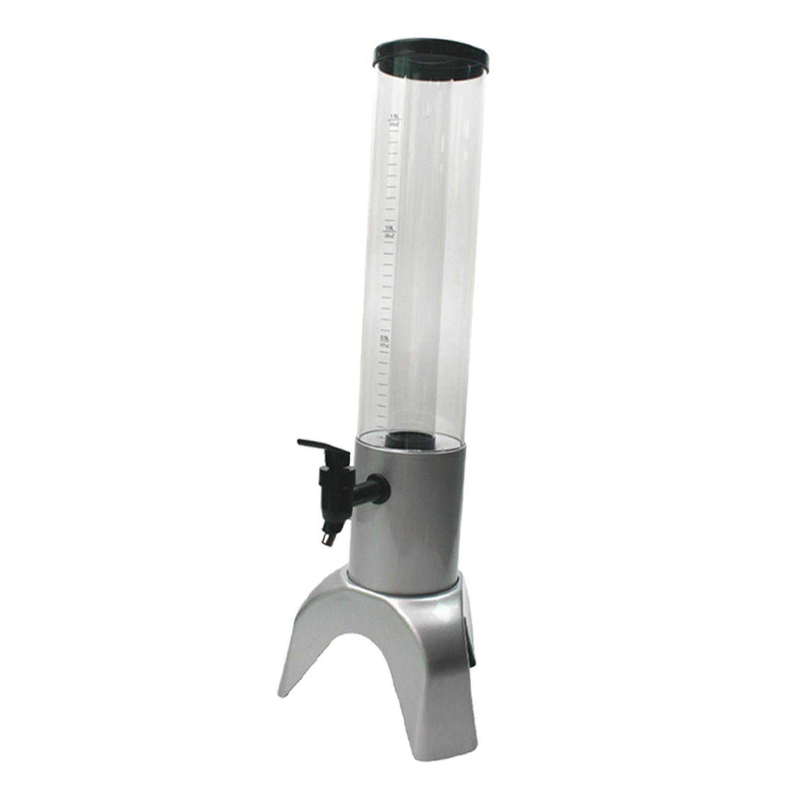 Beer Dispenser Margarita Sturdy Tabletop for Home Restaurants 1.5L silver