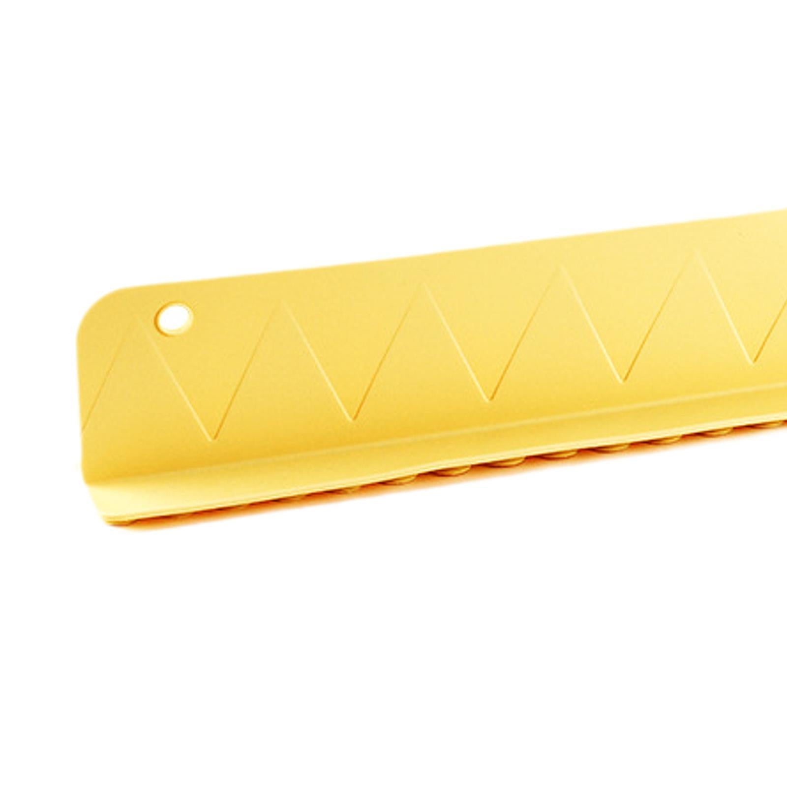 Silicone Sink Splash Guard Yellow Stable Water Splash Guard for Kitchen Sink