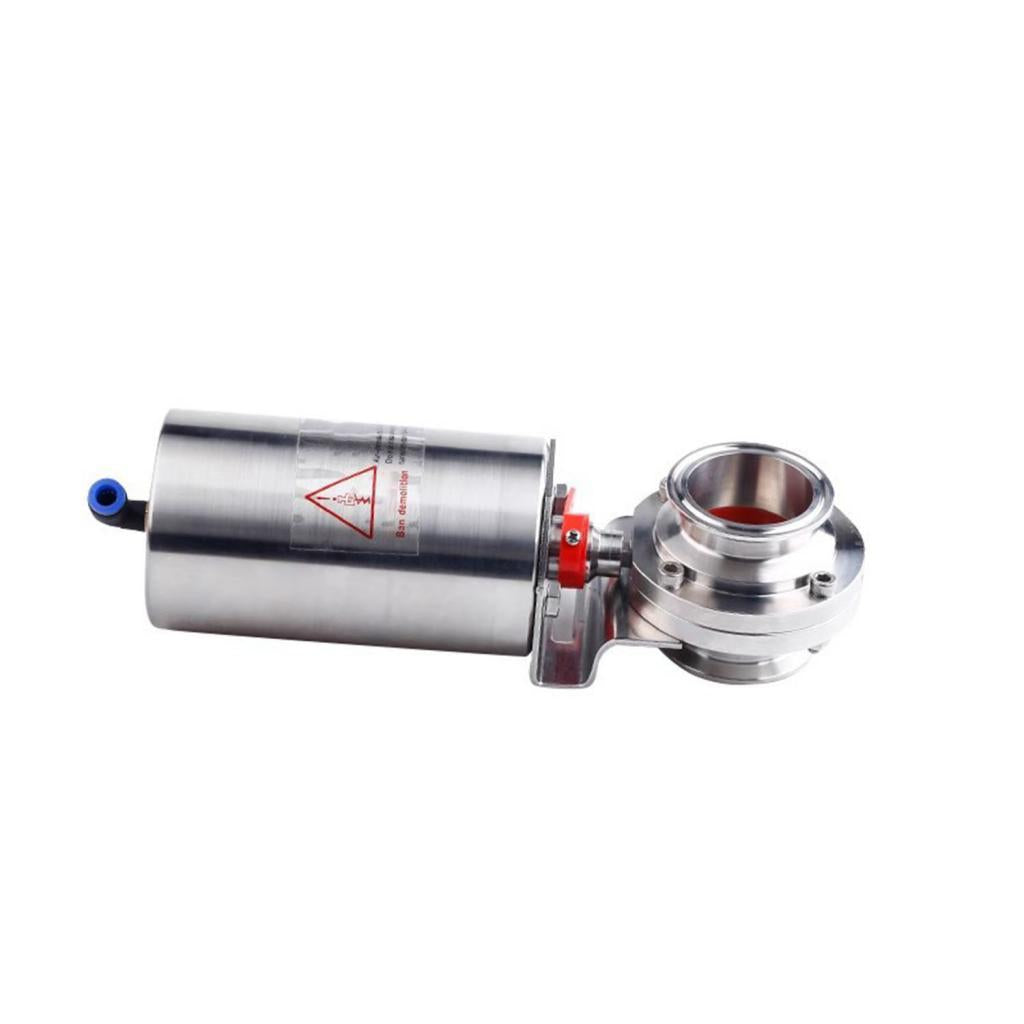 Sanitary Butterfly Valve Pneumatic Actuator for Bioengineering Beer Beverage 38mm