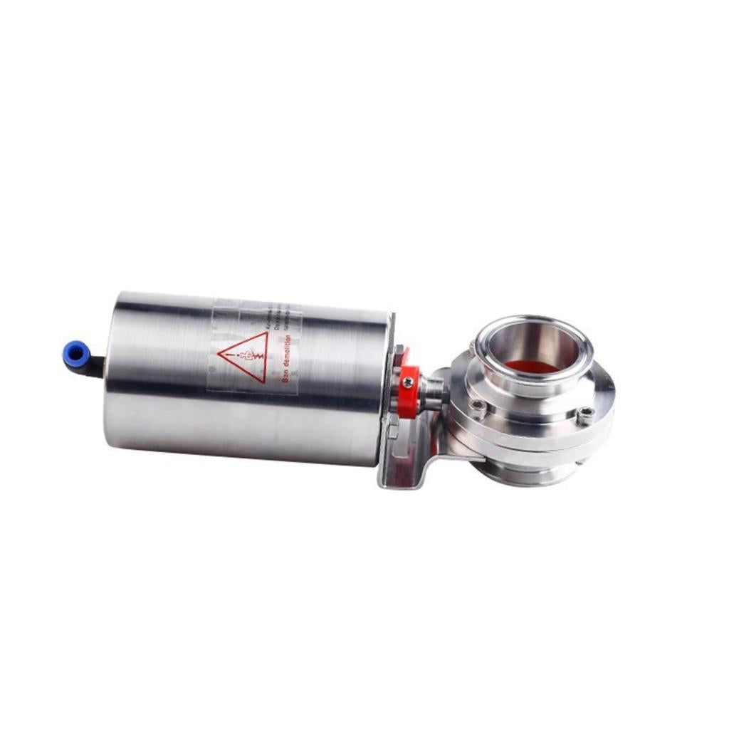 Sanitary Butterfly Valve Pneumatic Actuator for Bioengineering Beer Beverage 51mm