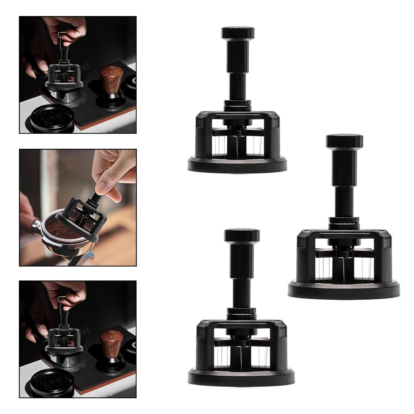 Espresso Distribution Tool Rotatable Coffee Distributor for Coffee Shop Home 51mm